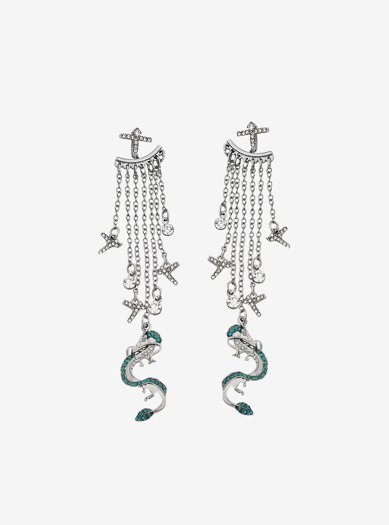 Studio Ghibli&reg; Spirited Away Haku Chandelier Earrings, , hi-res