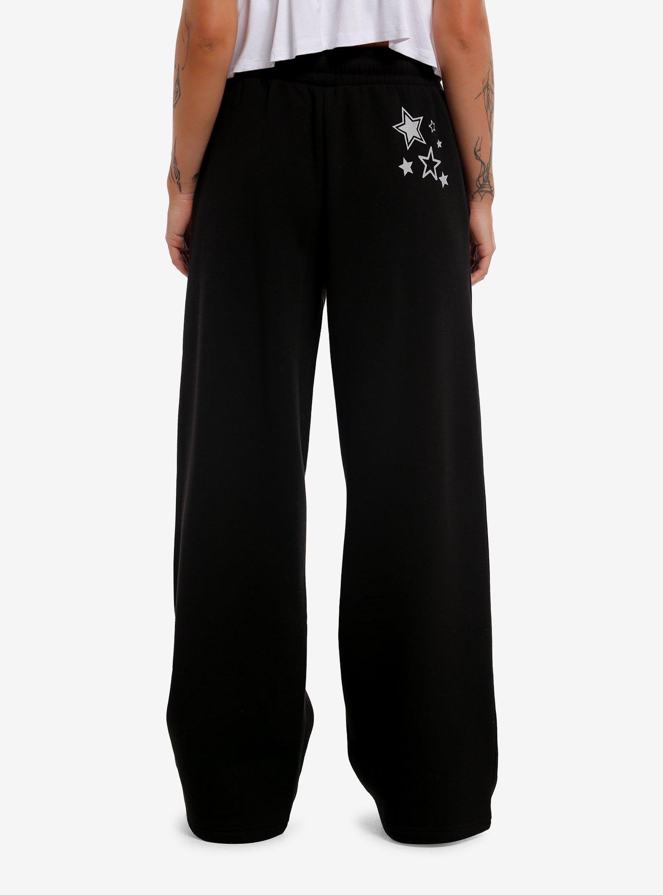Hello Kitty Filigree Stars Wide Leg Lounge Pants, , hi-res