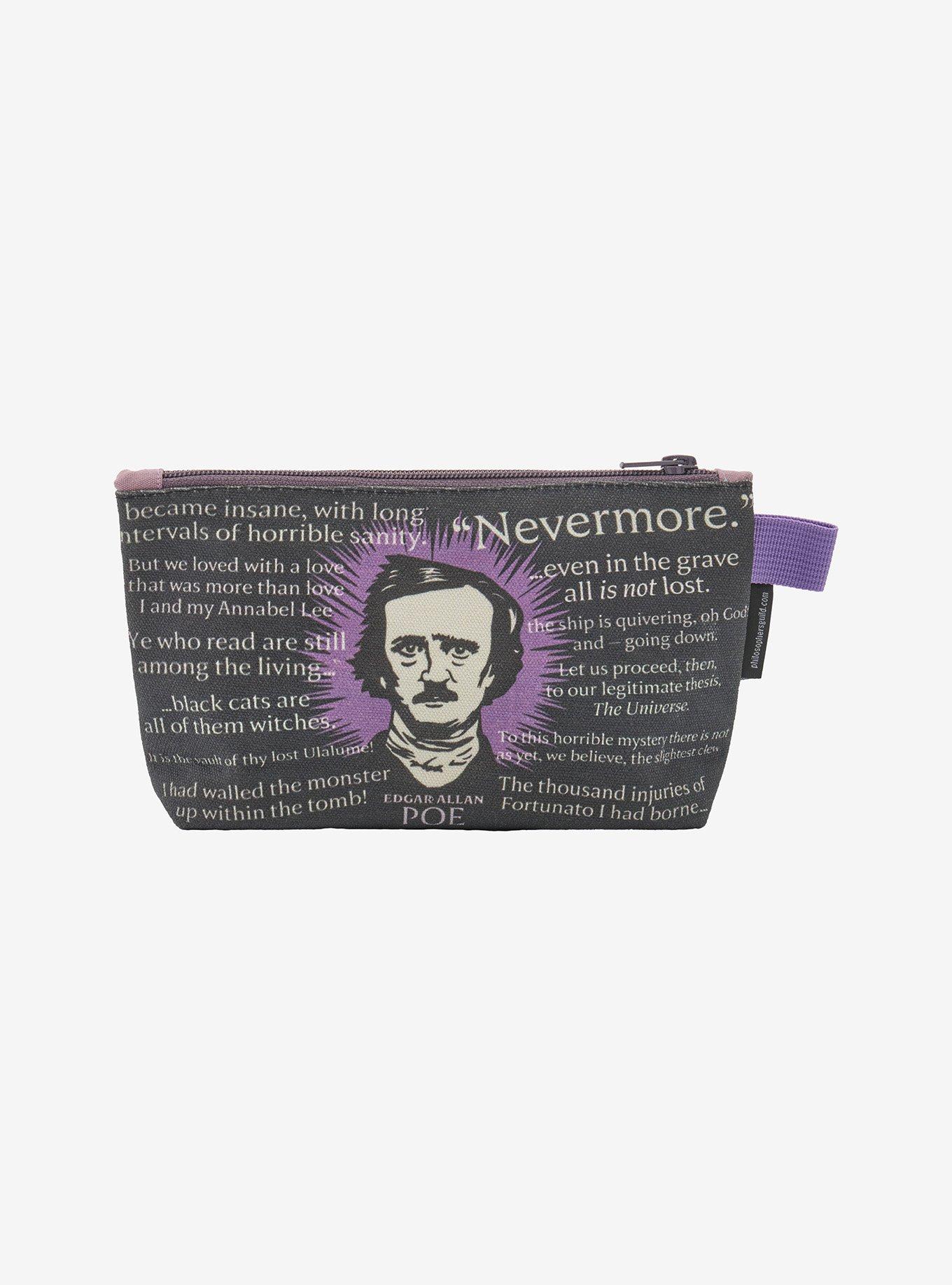 Edgar Allan Poe Quotes Pencil Pouch, , hi-res