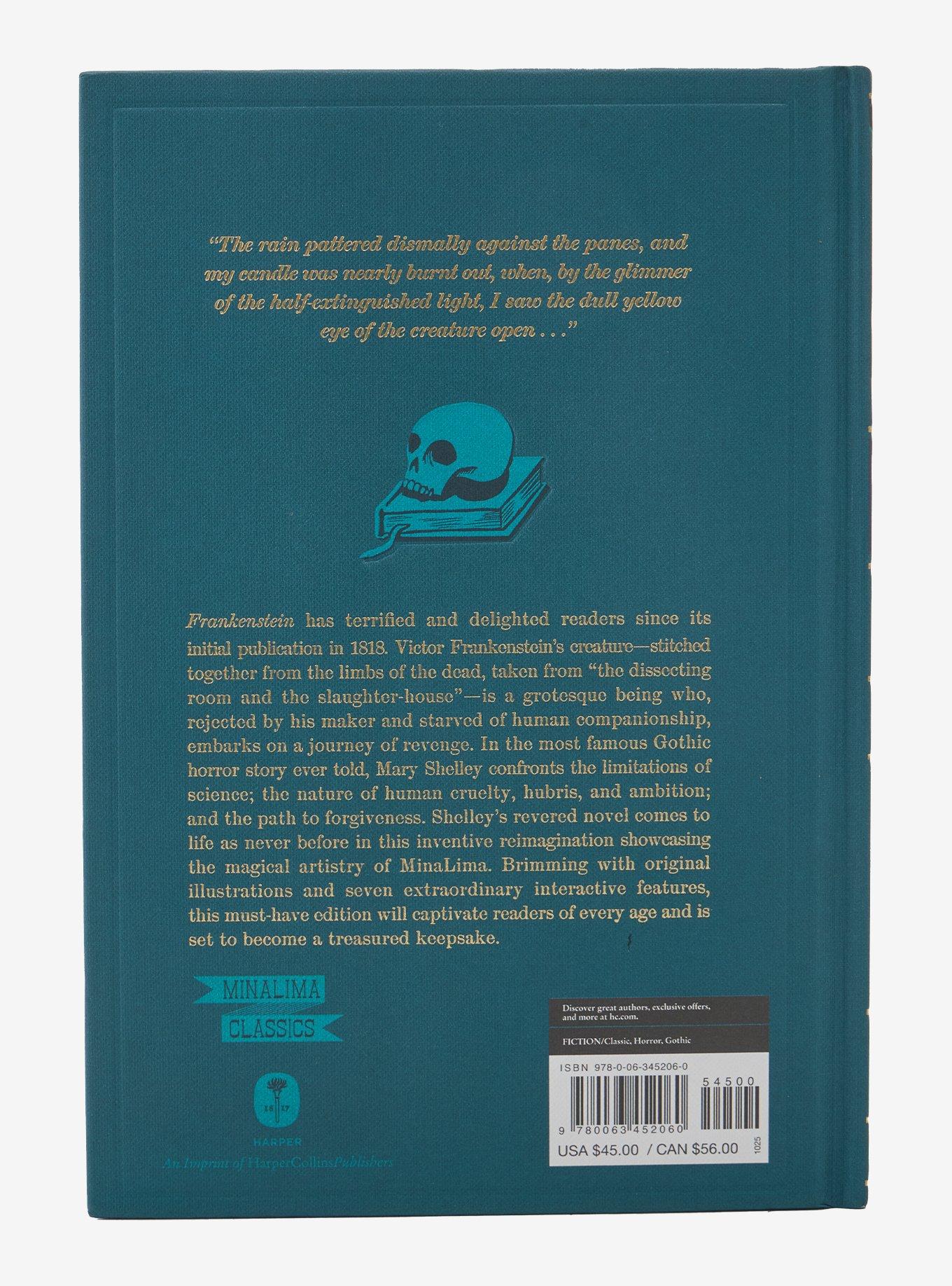 Frankenstein By Mary Shelley MinaLima Edition Hardcover Book, , alternate