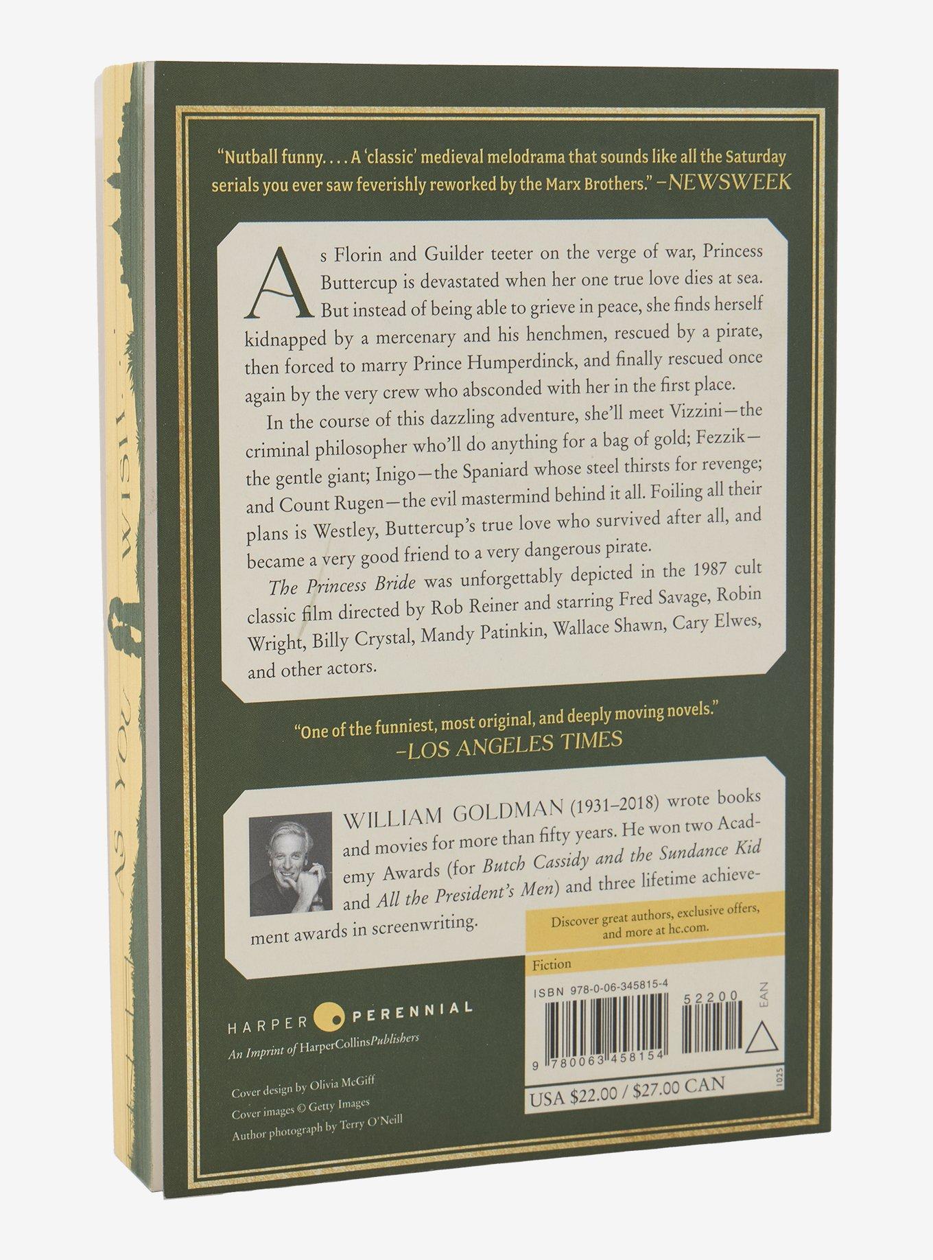 The Princess Bride By William Goldman 30th Anniversary Edition Book, , alternate