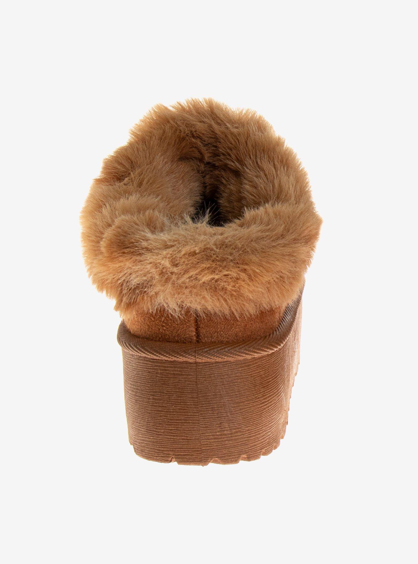 Avalanche Slip-On Cozy Girls Slippers Chestnut, BROWN, alternate