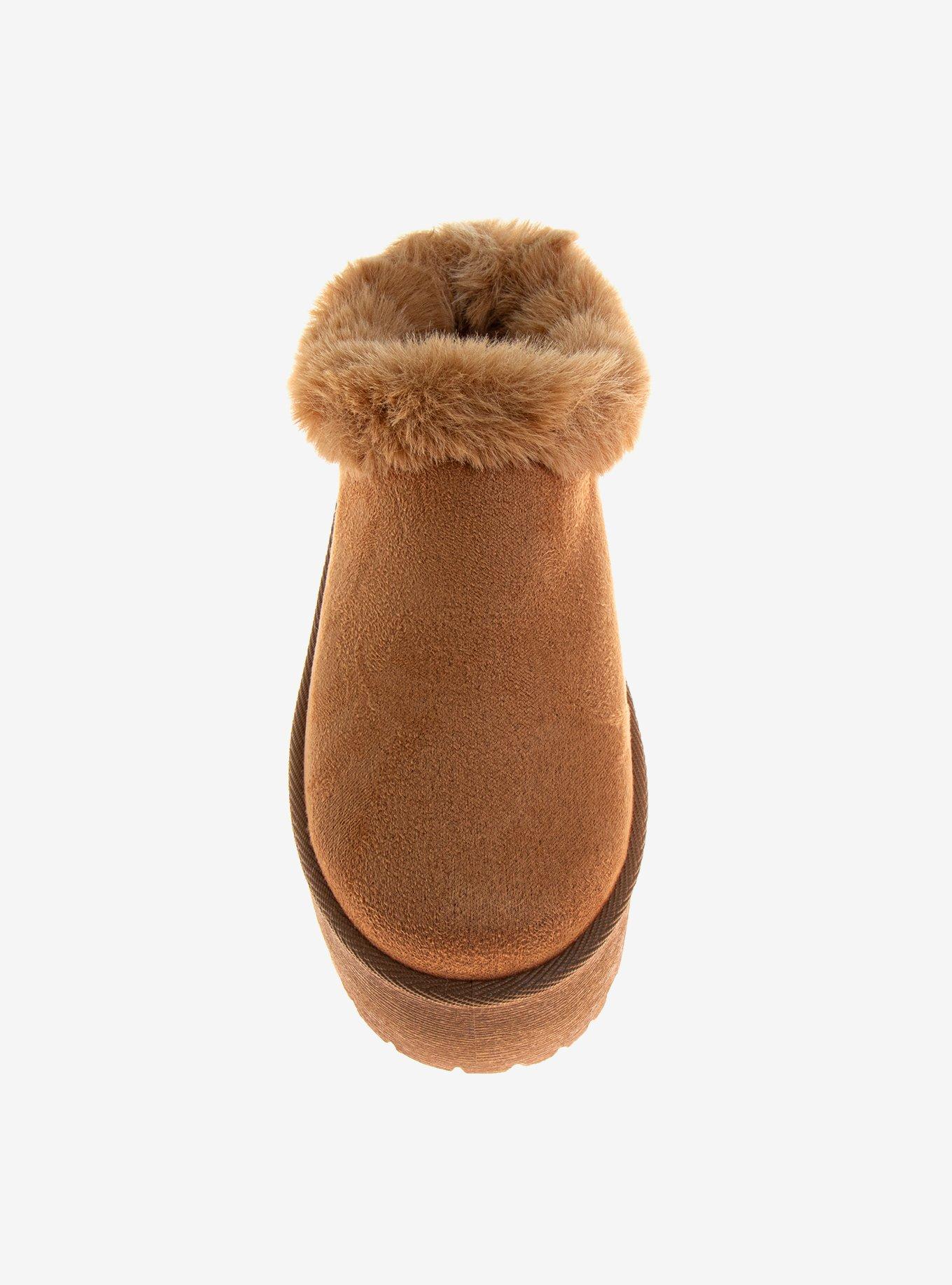 Avalanche Slip-On Cozy Girls Slippers Chestnut, BROWN, alternate