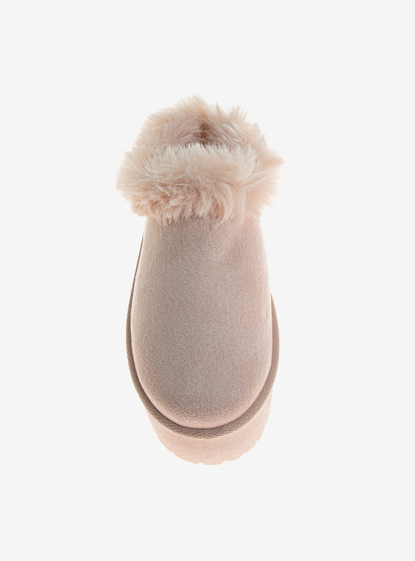 Avalanche Slip-On Cozy Girls Slippers, BEIGE, alternate