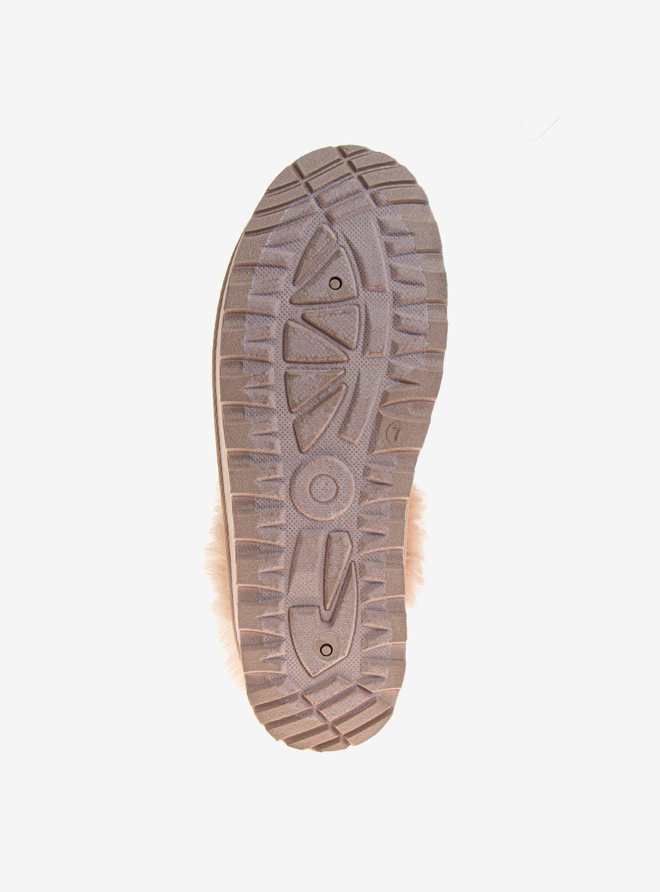 Avalanche Slip-On Cozy Girls Slippers, BEIGE, alternate