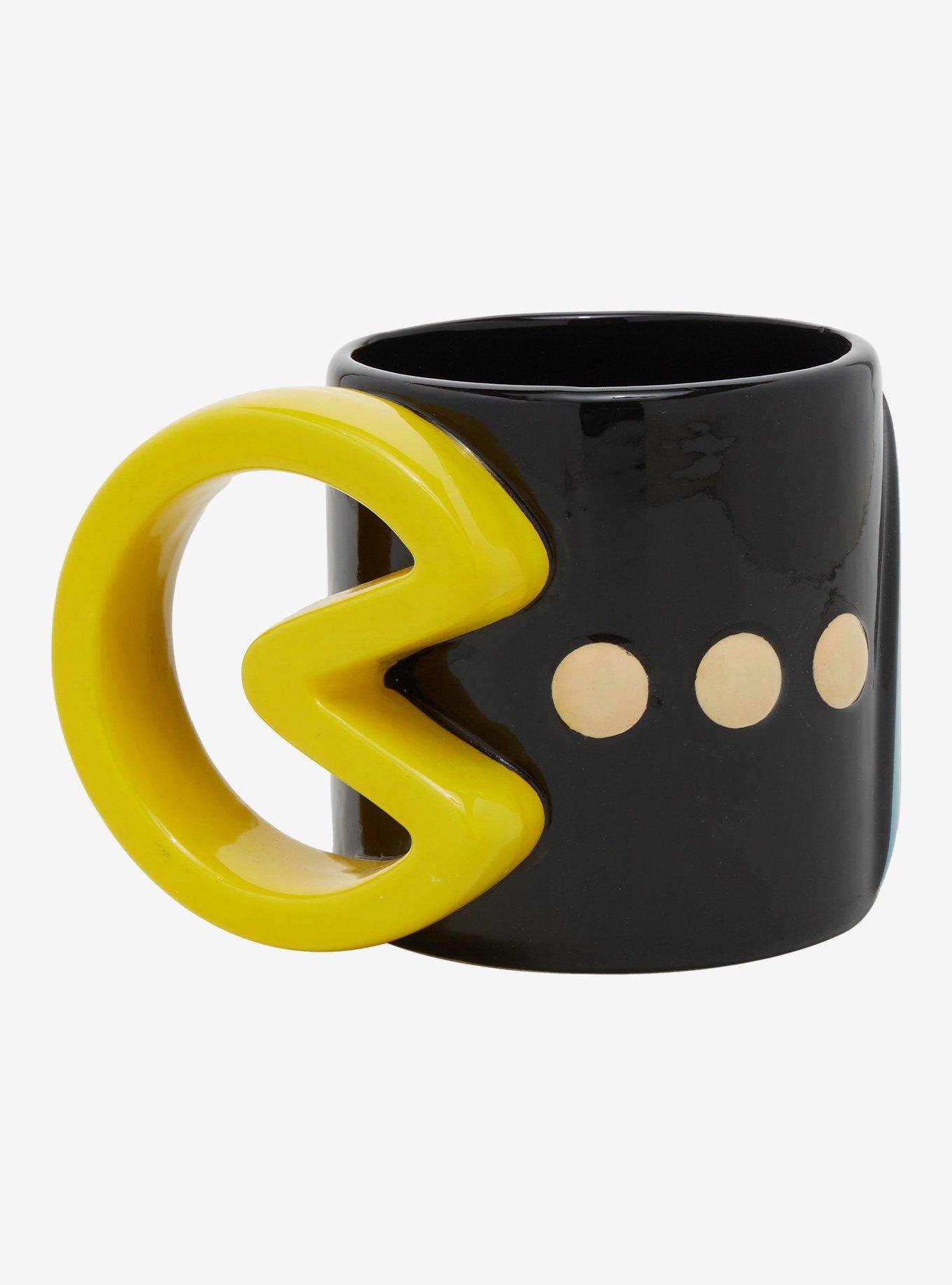 Pac-Man Figural Handle Ghost Mug, , hi-res