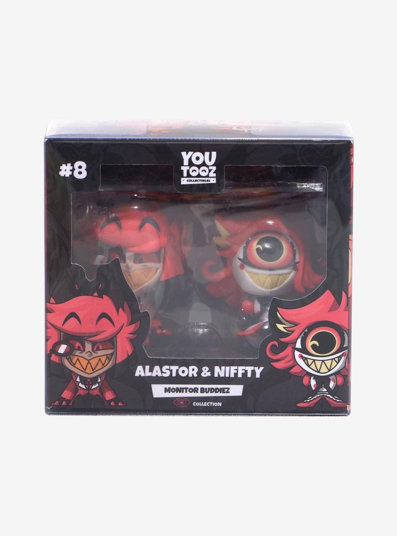 Youtooz Hazbin Hotel Alastor & Niffty Monitor Buddiez Set, , hi-res