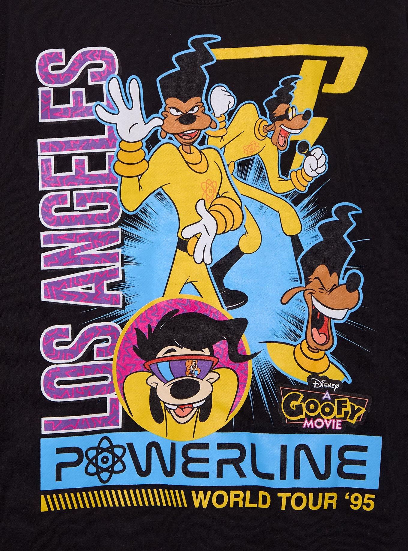 Disney A Goofy Movie Powerline World Tour Crewneck - BoxLunch Exclusive, , hi-res