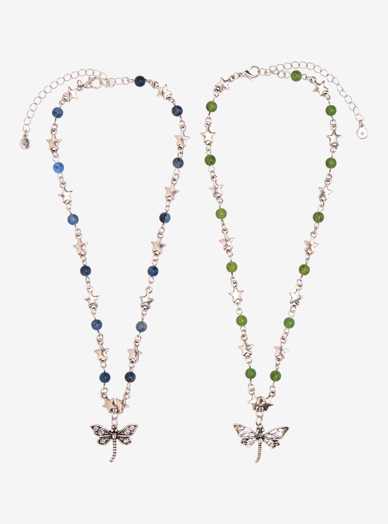 Thorn & Fable Dragonfly Star Best Friend Necklace Set, , hi-res