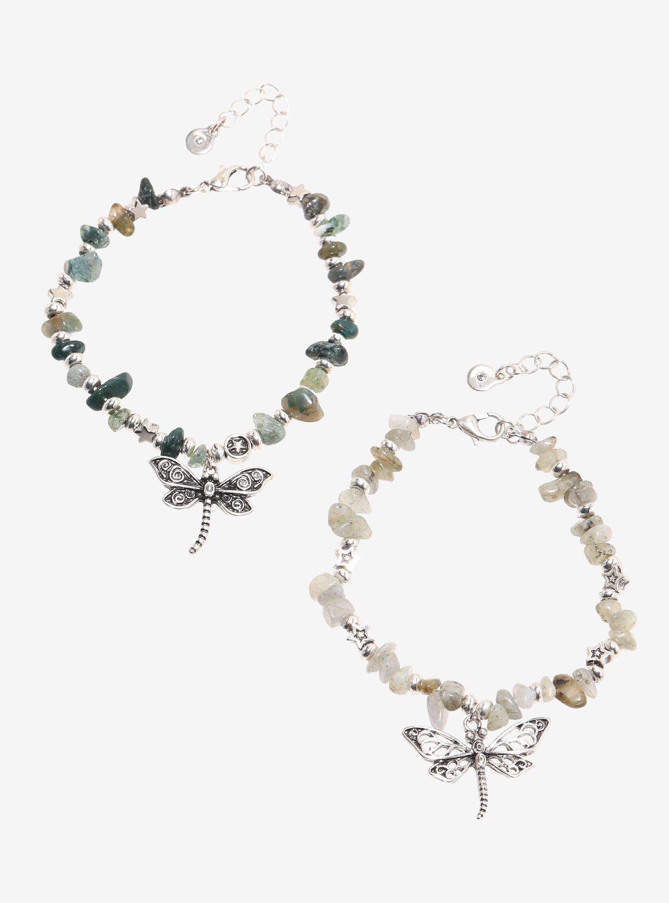 Thorn & Fable Dragonfly Best Friend Bracelet Set, , hi-res