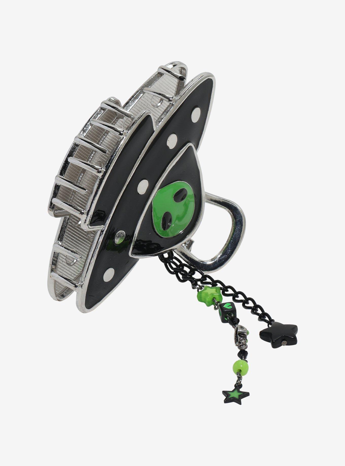 Alien UFO Claw Hair Clip, , alternate