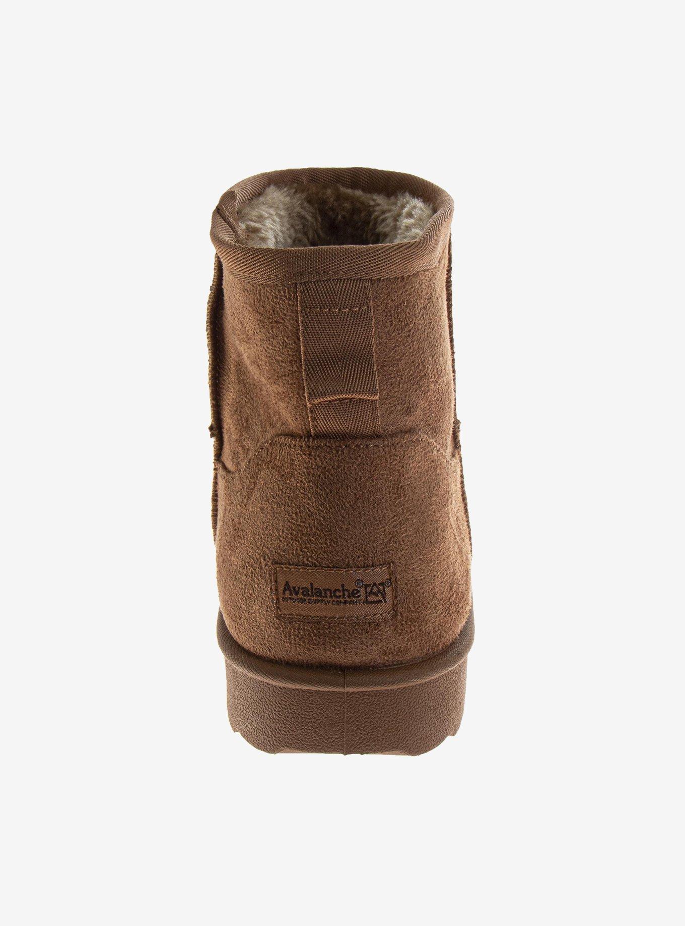 Avalanche Unisex Cozy Winter Boots, BROWN, alternate