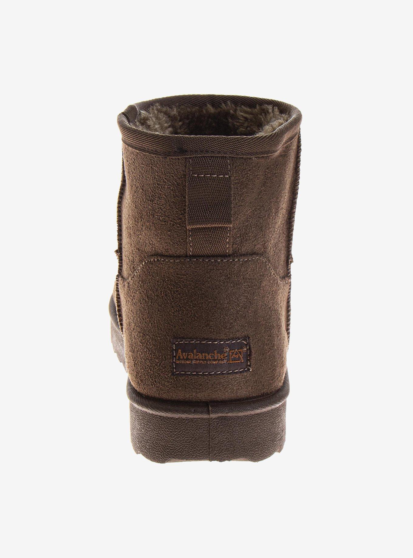 Avalanche Unisex Cozy Winter Boots Taupe, BROWN, alternate