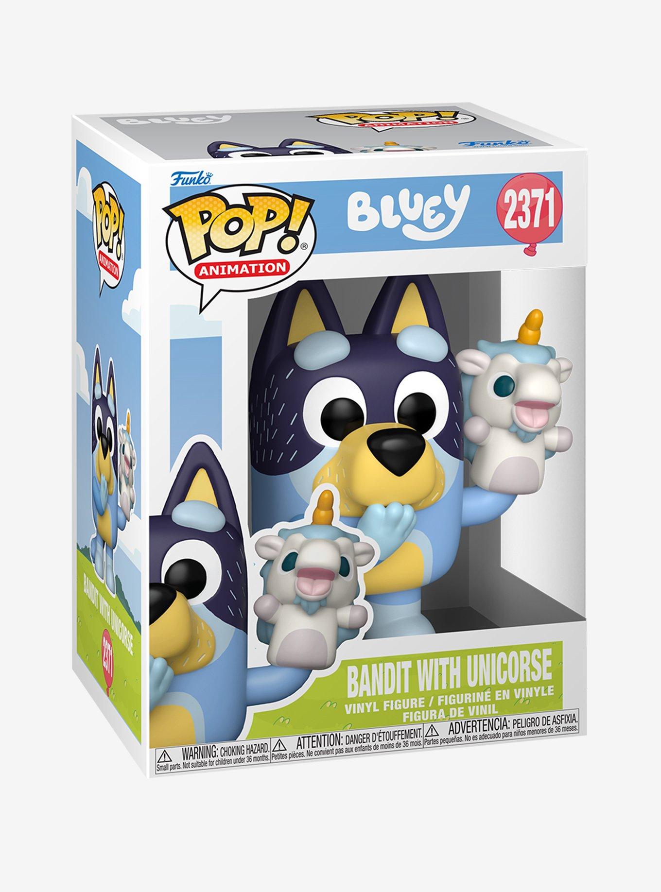 Funko Bluey Pop! Animation Bandit With Unicorse Vinyl Figure, , hi-res