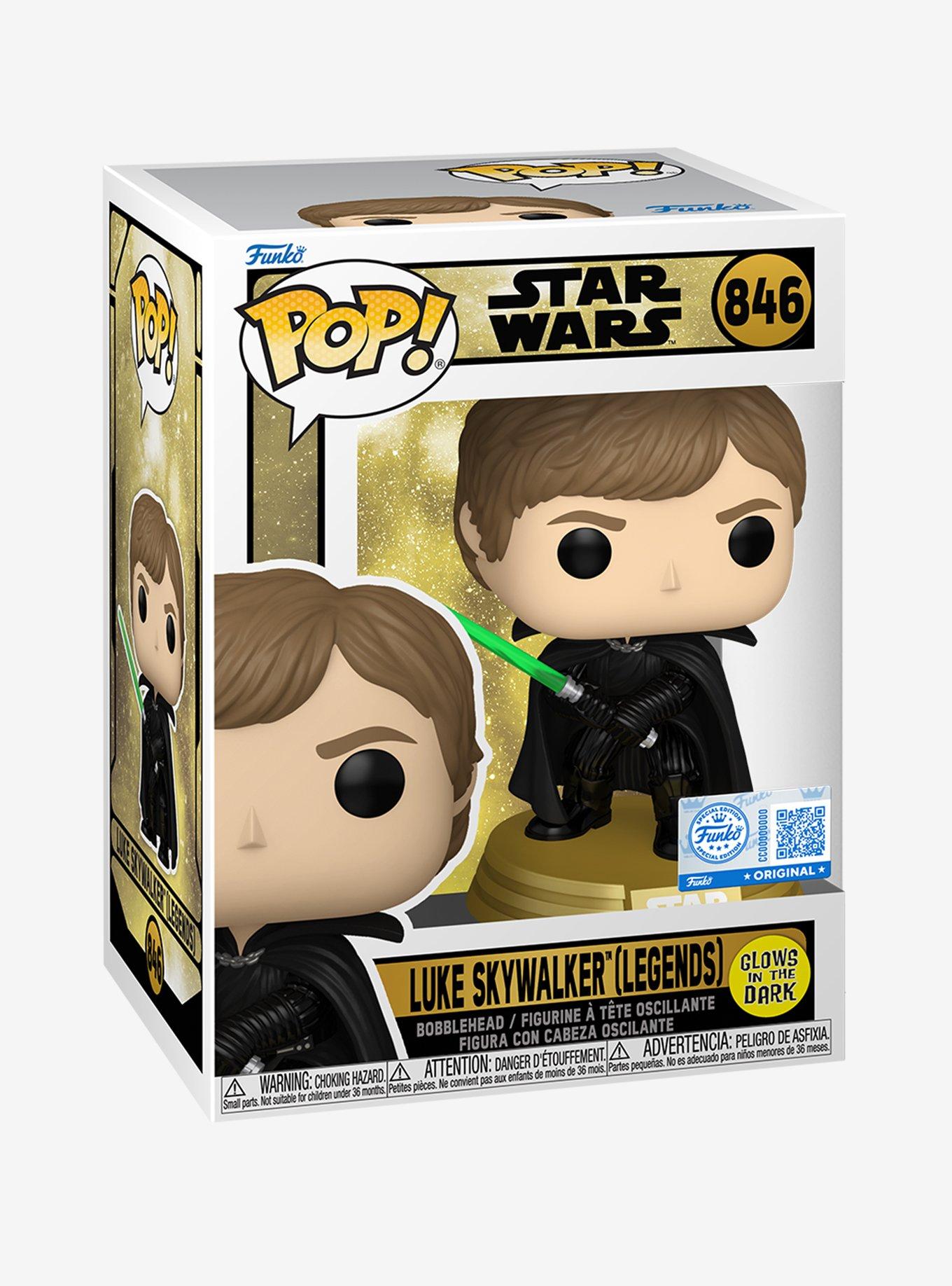 Funko Star Wars Pop! Luke Skywalker (Legends) Glow-In-The-Dark Vinyl Bobblehead, , alternate