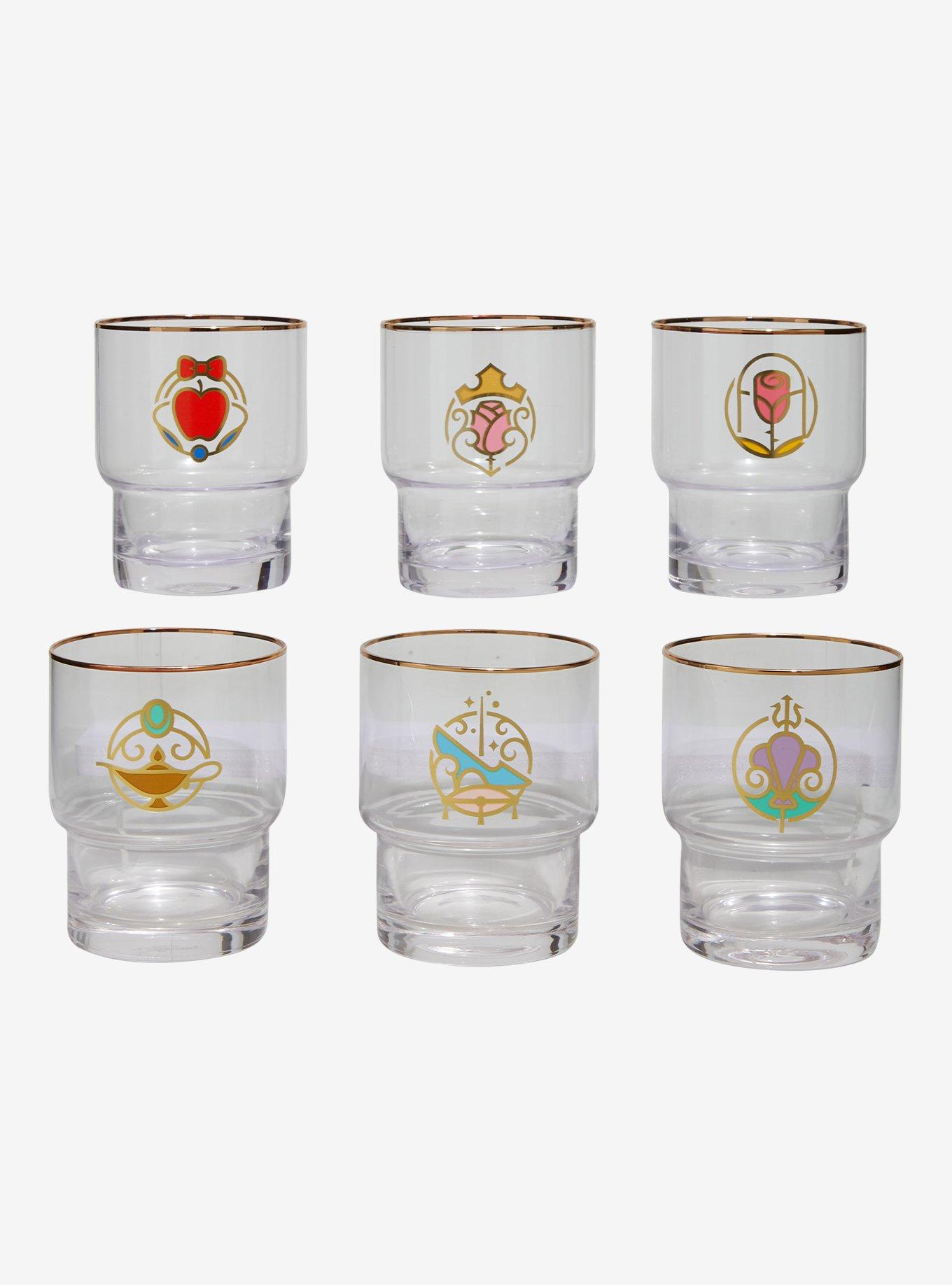 Disney Princess Icons Drinking Glass Set, , hi-res