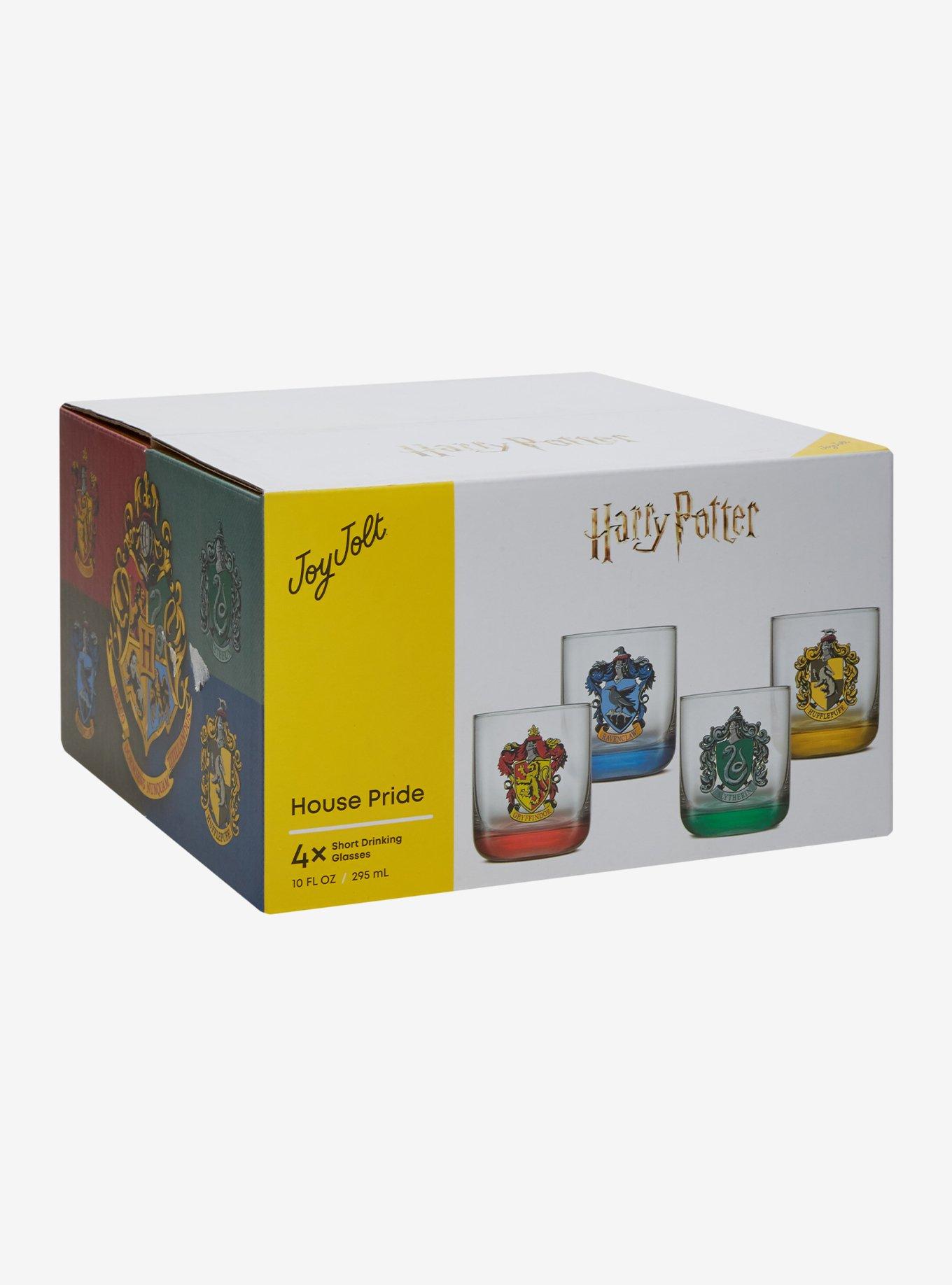 Joy Jolt Harry Potter Hogwarts Houses Short Drinking Glass Set