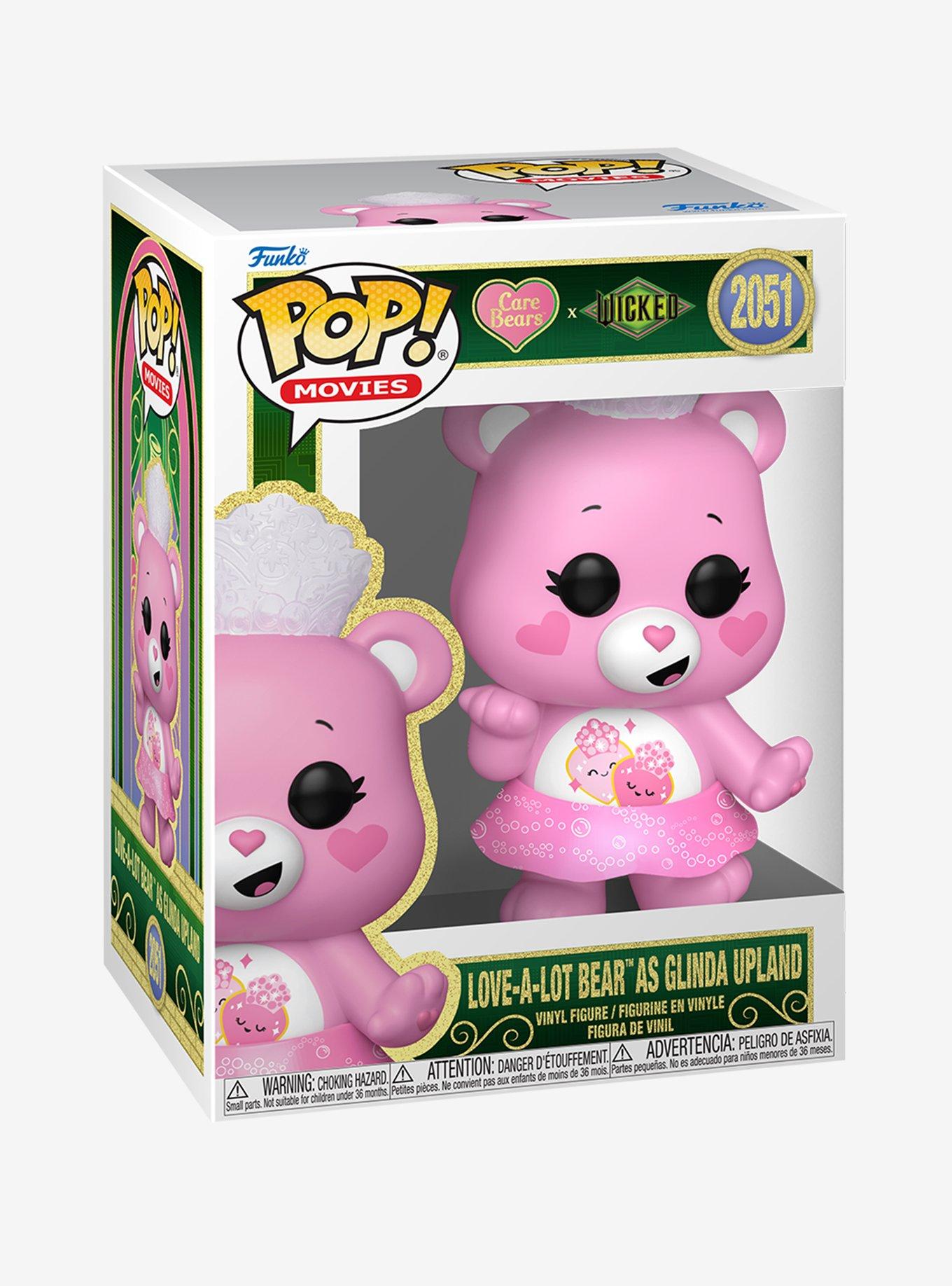 Funko Care Bears X Wicked Pop! Movies Love-A-Lot Bear As Glinda Upland Vinyl Figure, , hi-res