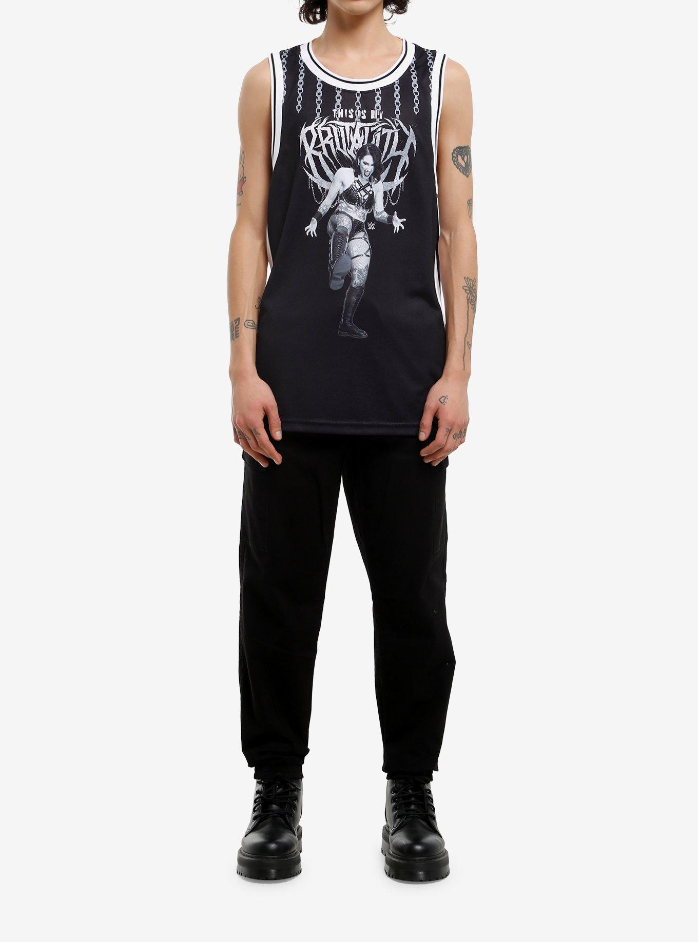 WWE Rhea Ripley Brutality Basketball Jersey, , hi-res
