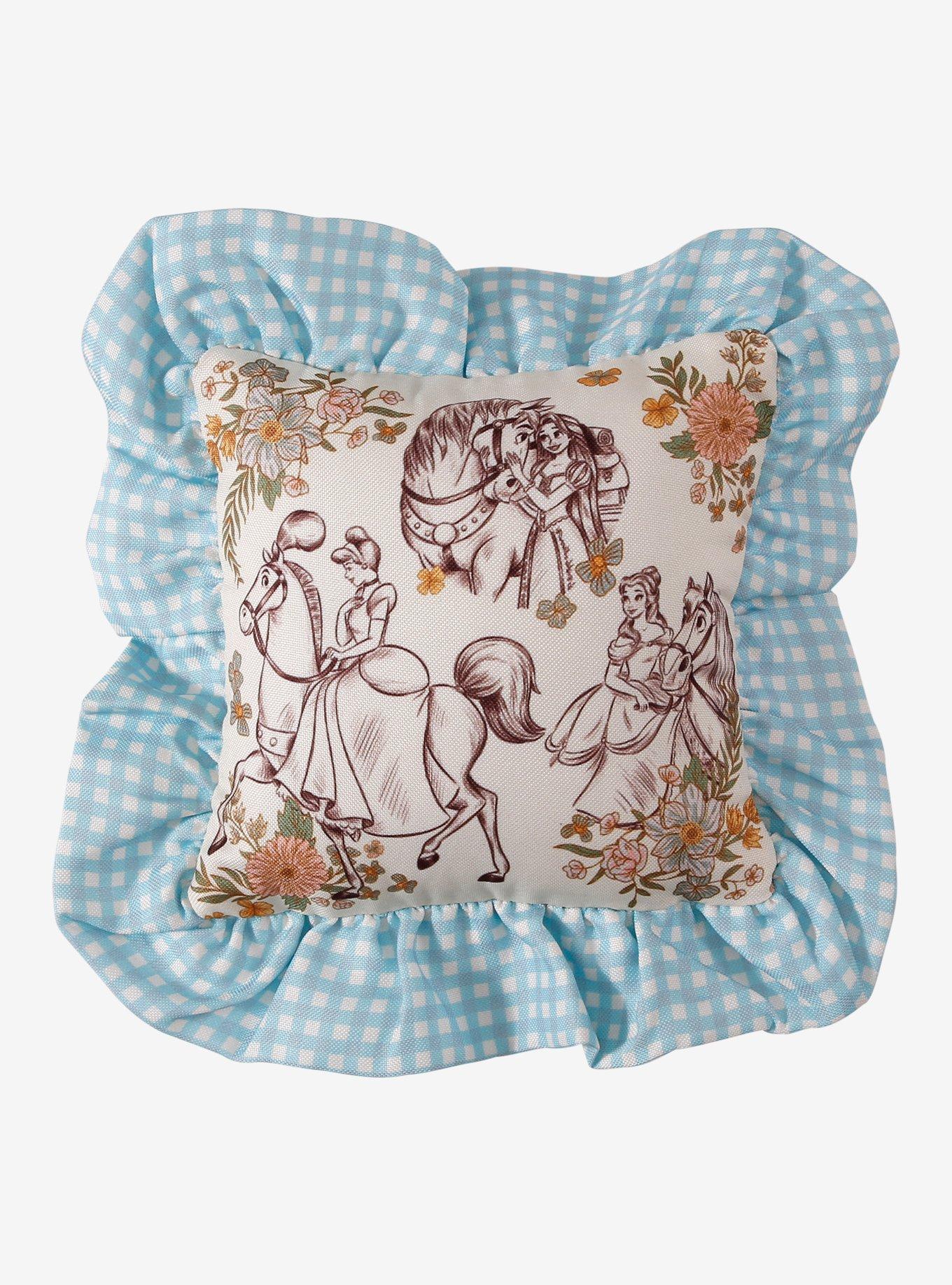 Disney Princess Horses Mini Ruffle Pillow &mdash; BoxLunch Exclusive, , hi-res