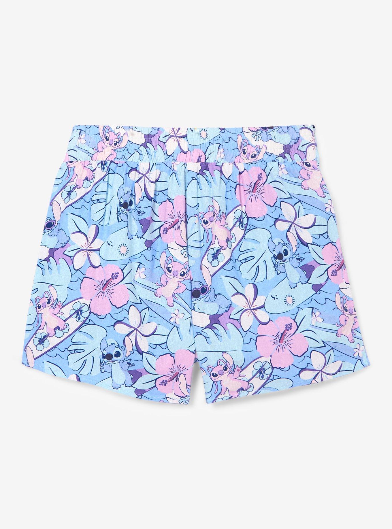 Disney Lilo & Stitch Angel & Stitch Surfing Tie Skort &mdash; BoxLunch Exclusive, , hi-res