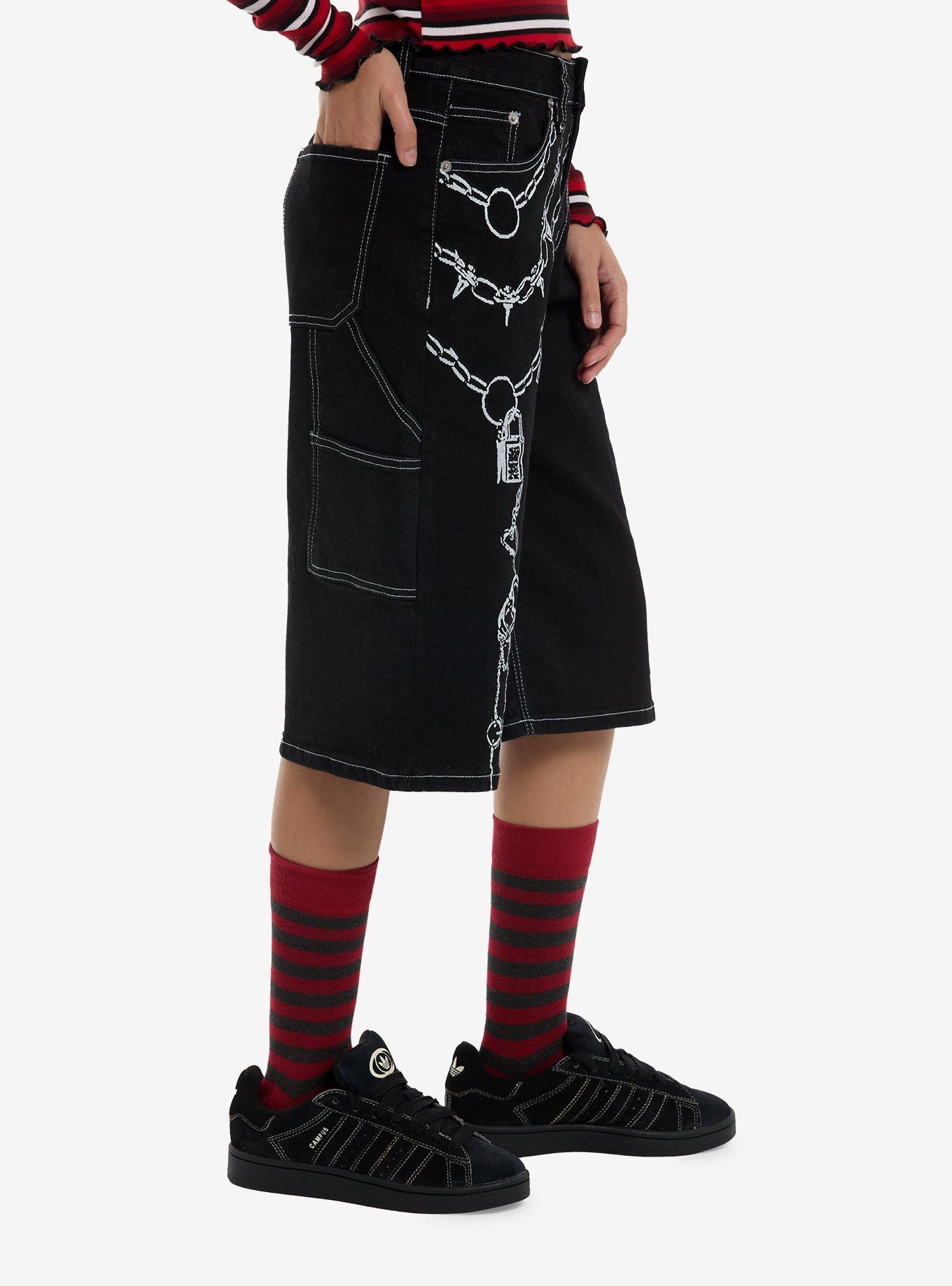 Lockets & Chains Girls Jorts, MULTI, alternate