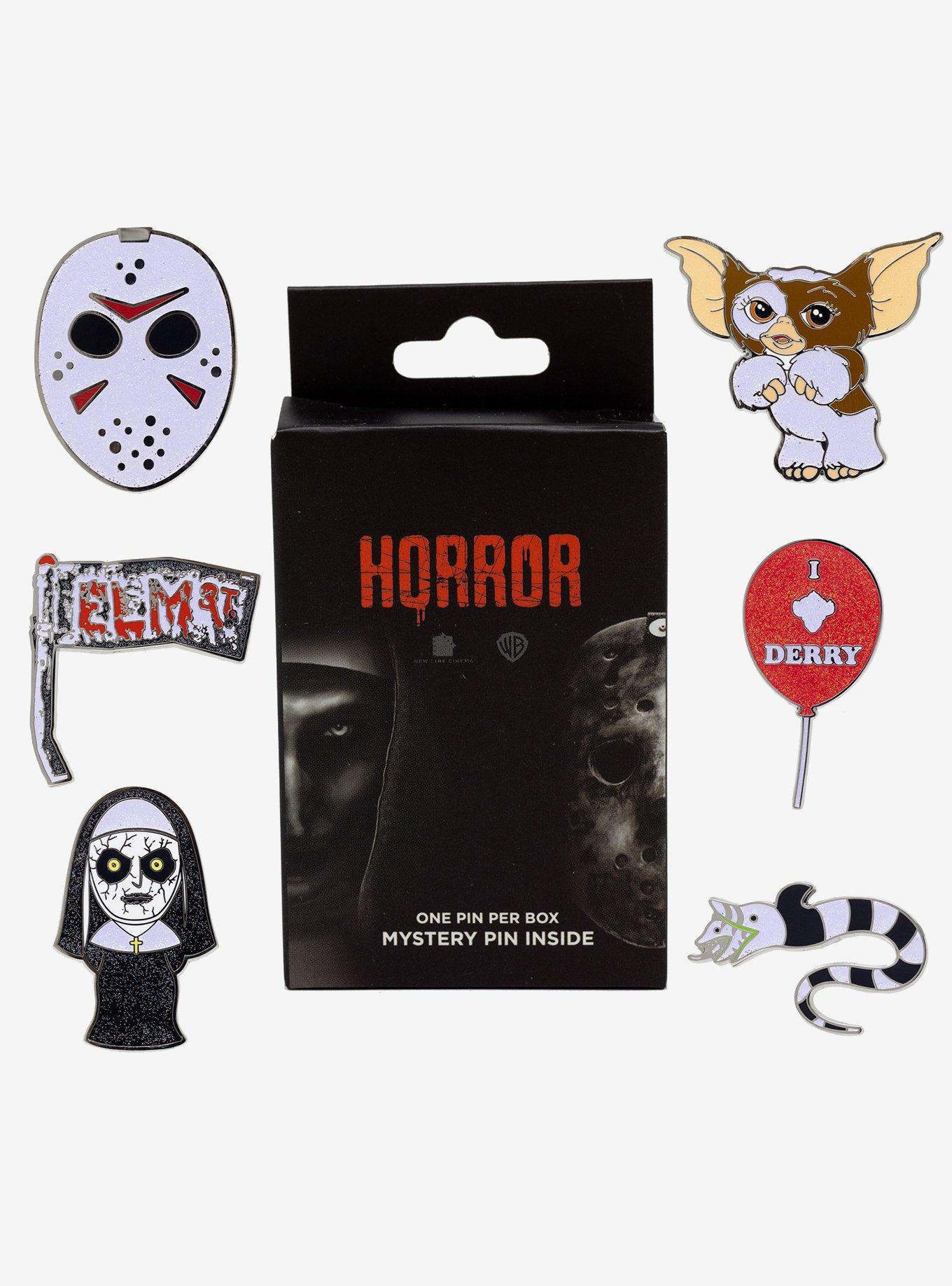 Warner Bros. Horror Movies Mystery Enamel Pin Blind Box Series, , hi-res
