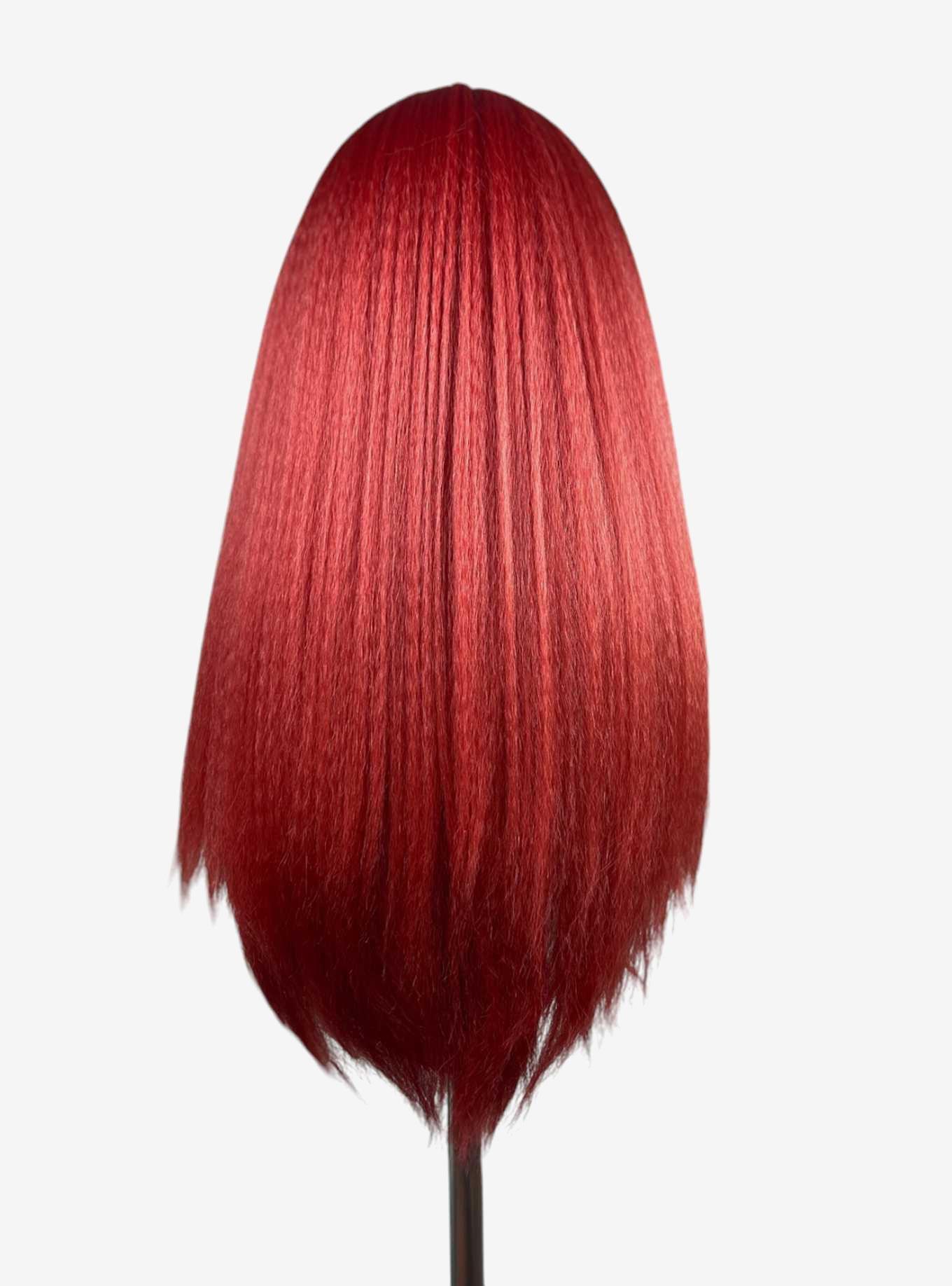 Crimped Nyx Dark Red Wig, , alternate