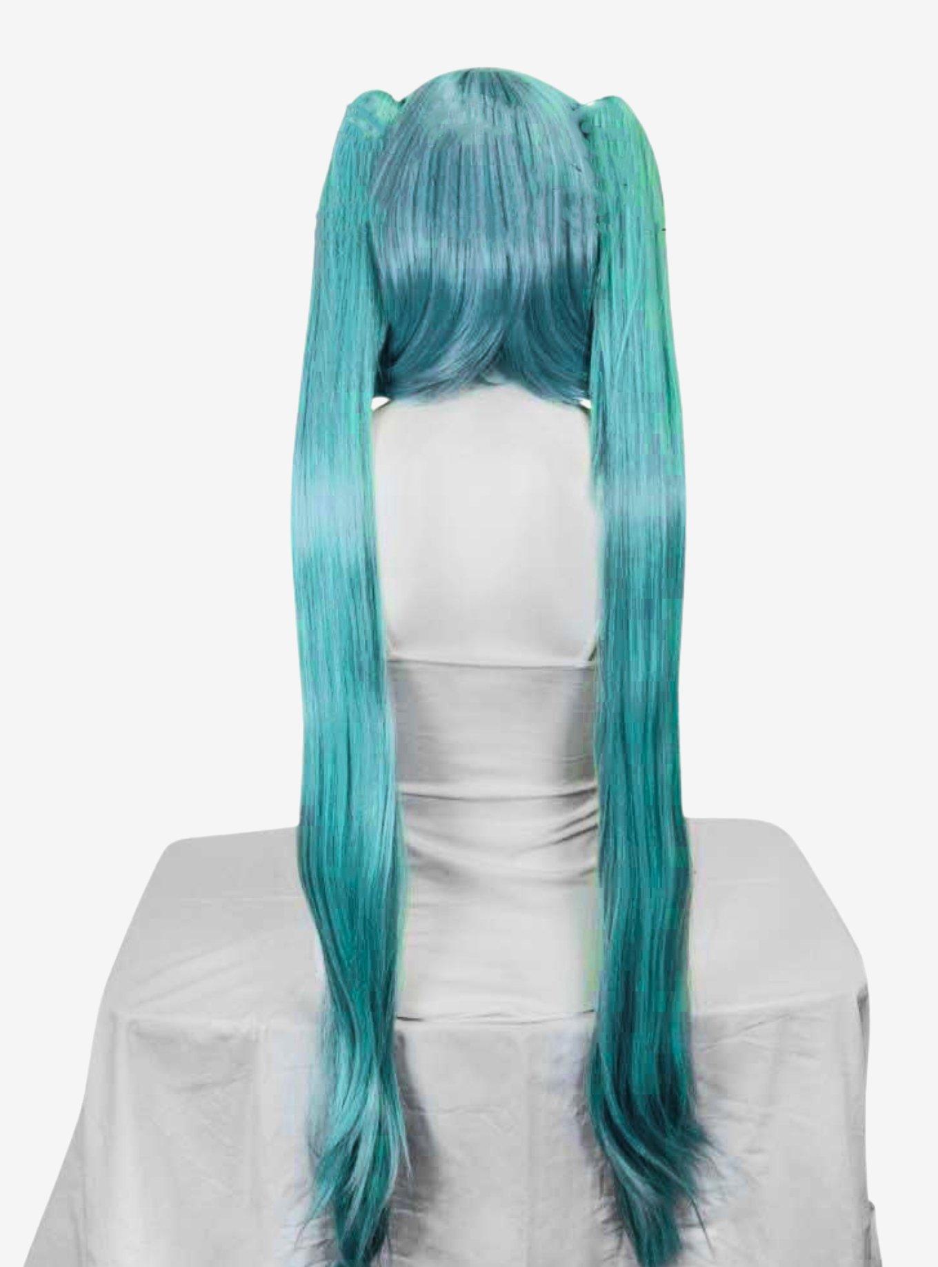 Eos Vocaloid Green Long Pigtail Wig Set, , hi-res
