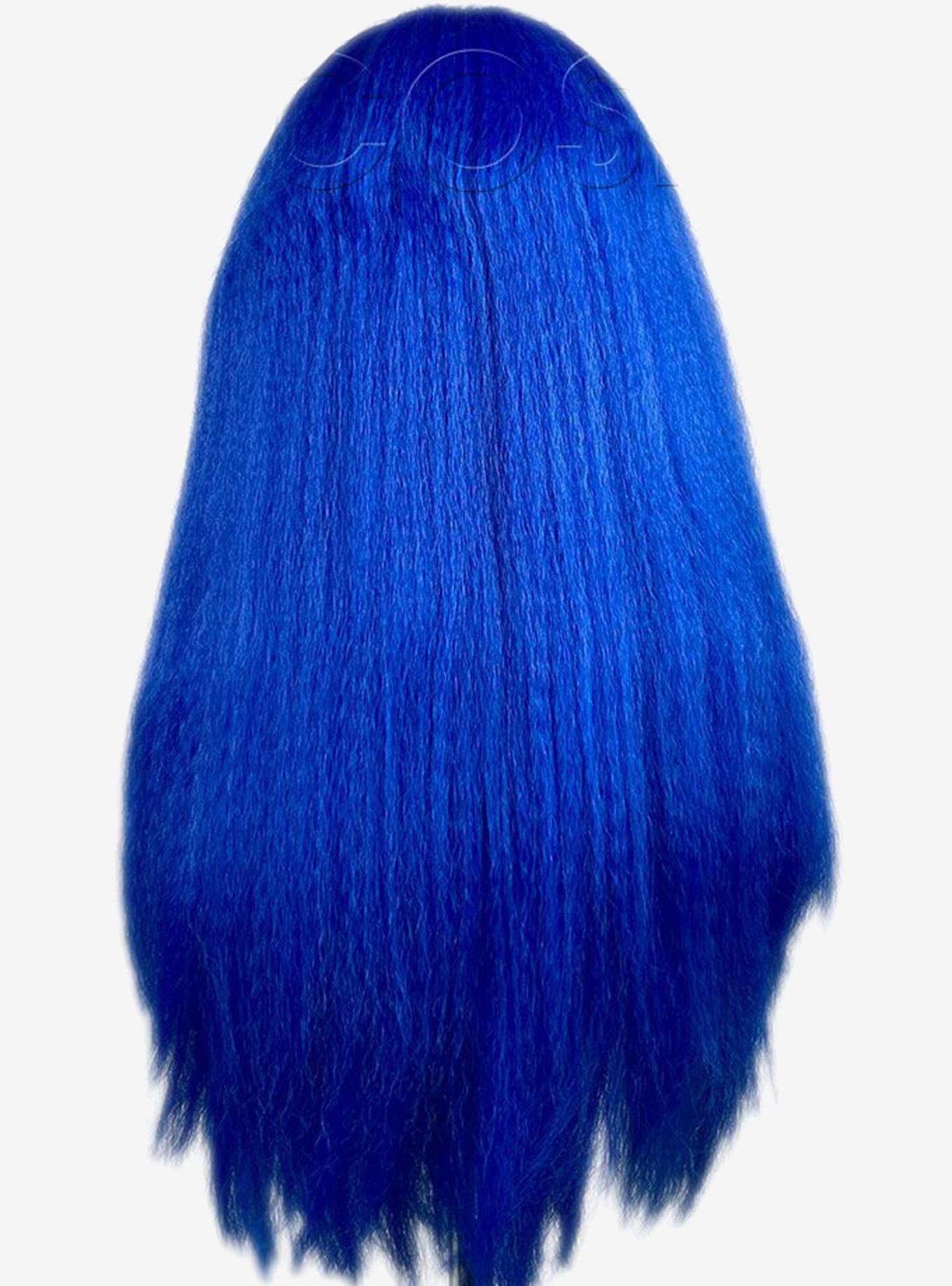 Crimped Nyx Dark Blue Wig