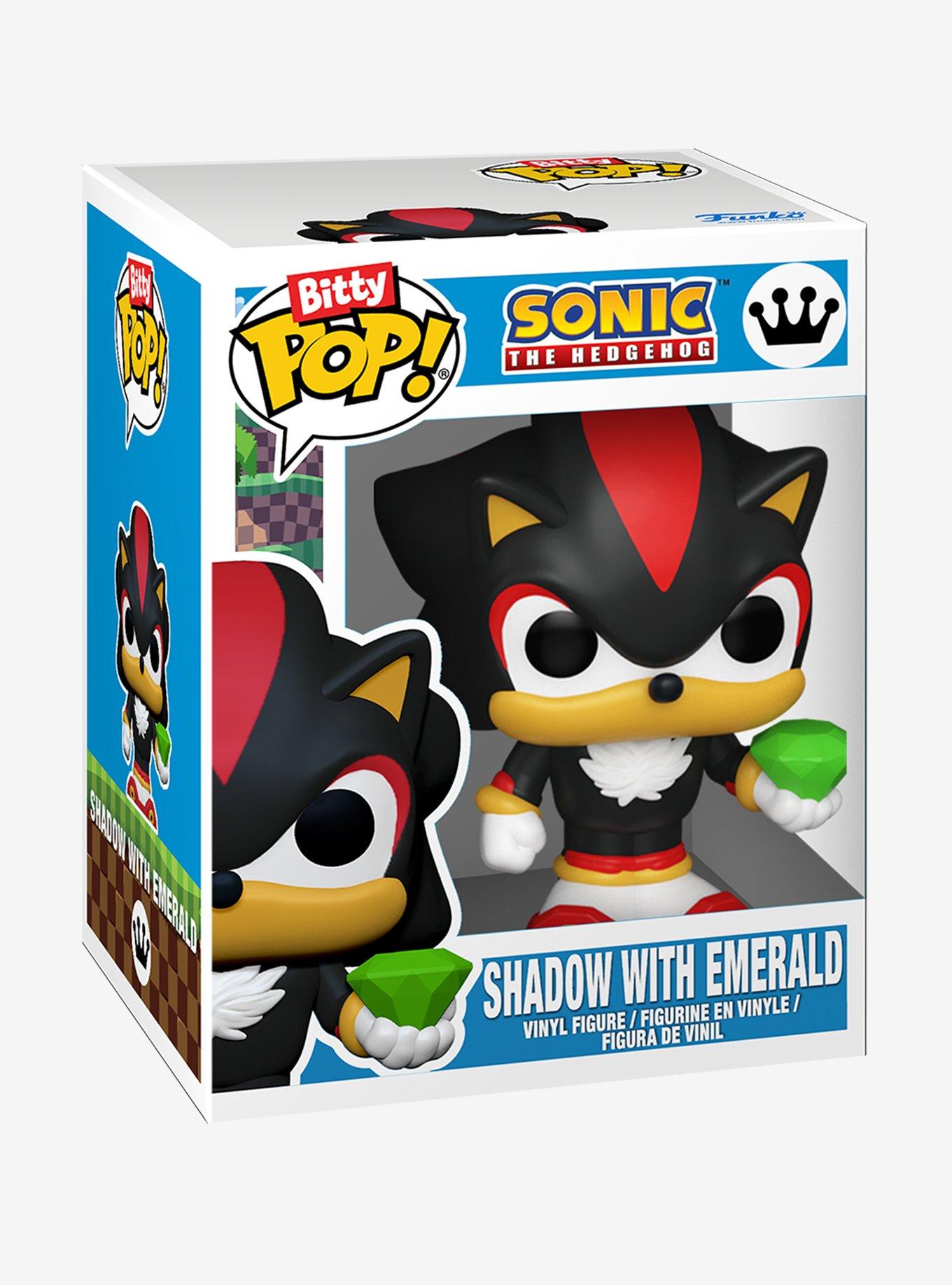 Funko Sonic The Hedgehog Bitty Pop! Shadow With Emerald Figure Set, , alternate