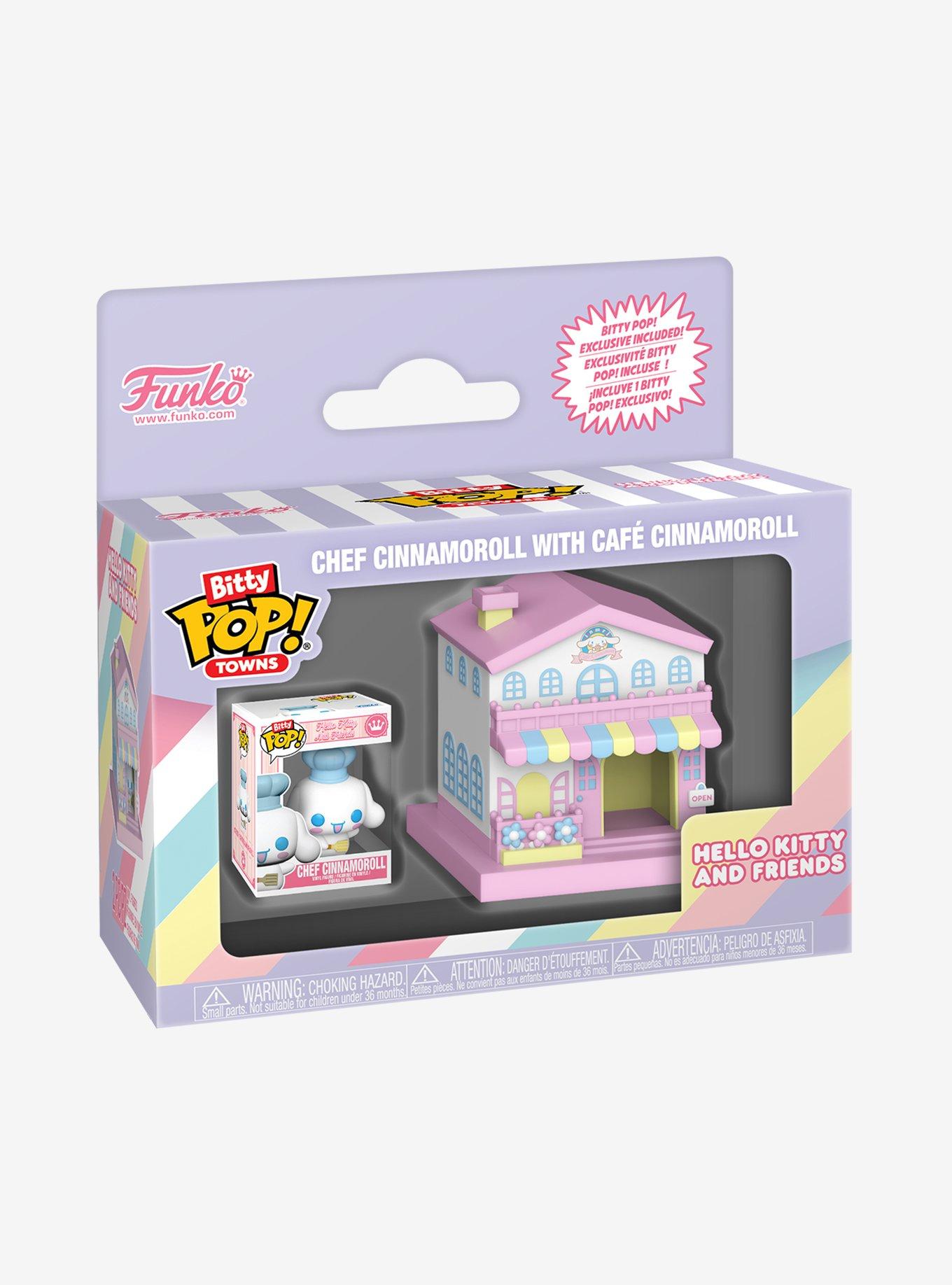 Funko Hello Kitty And Friends Bitty Pop! Towns Chef Cinnamoroll With Caf&eacute; Cinnamoroll Vinyl Figure Set, , alternate
