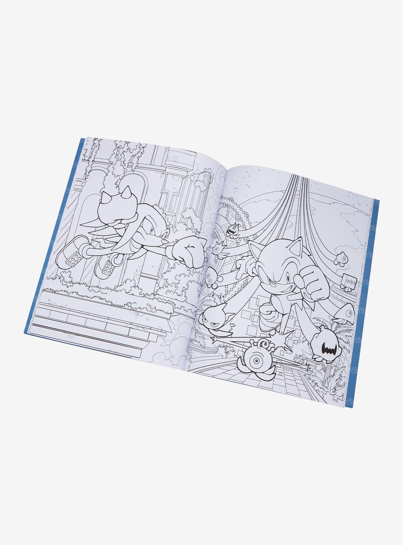 Sonic the Hedgehog: The Official Coloring Book For Adults, , alternate