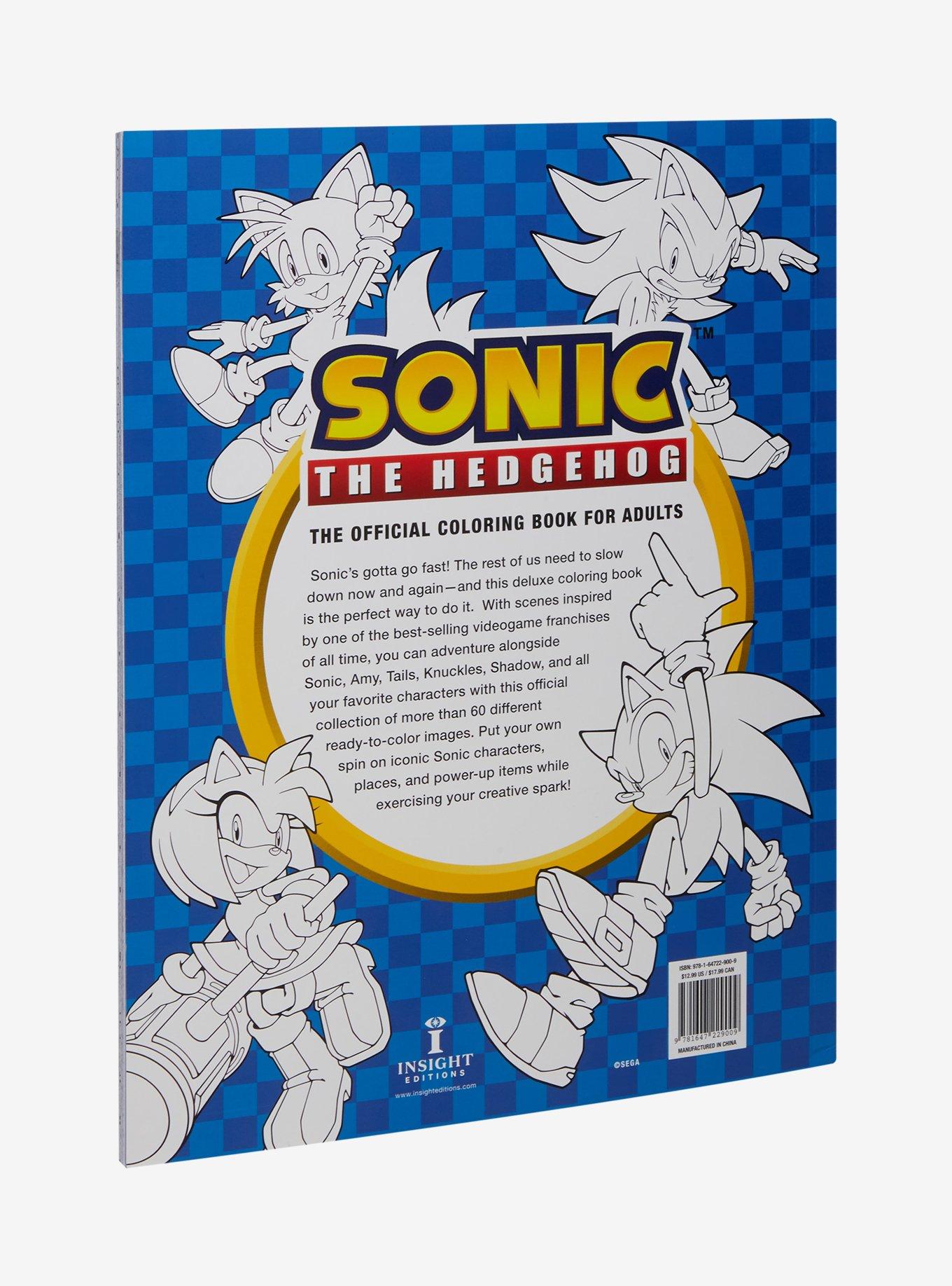 Sonic the Hedgehog: The Official Coloring Book For Adults, , alternate