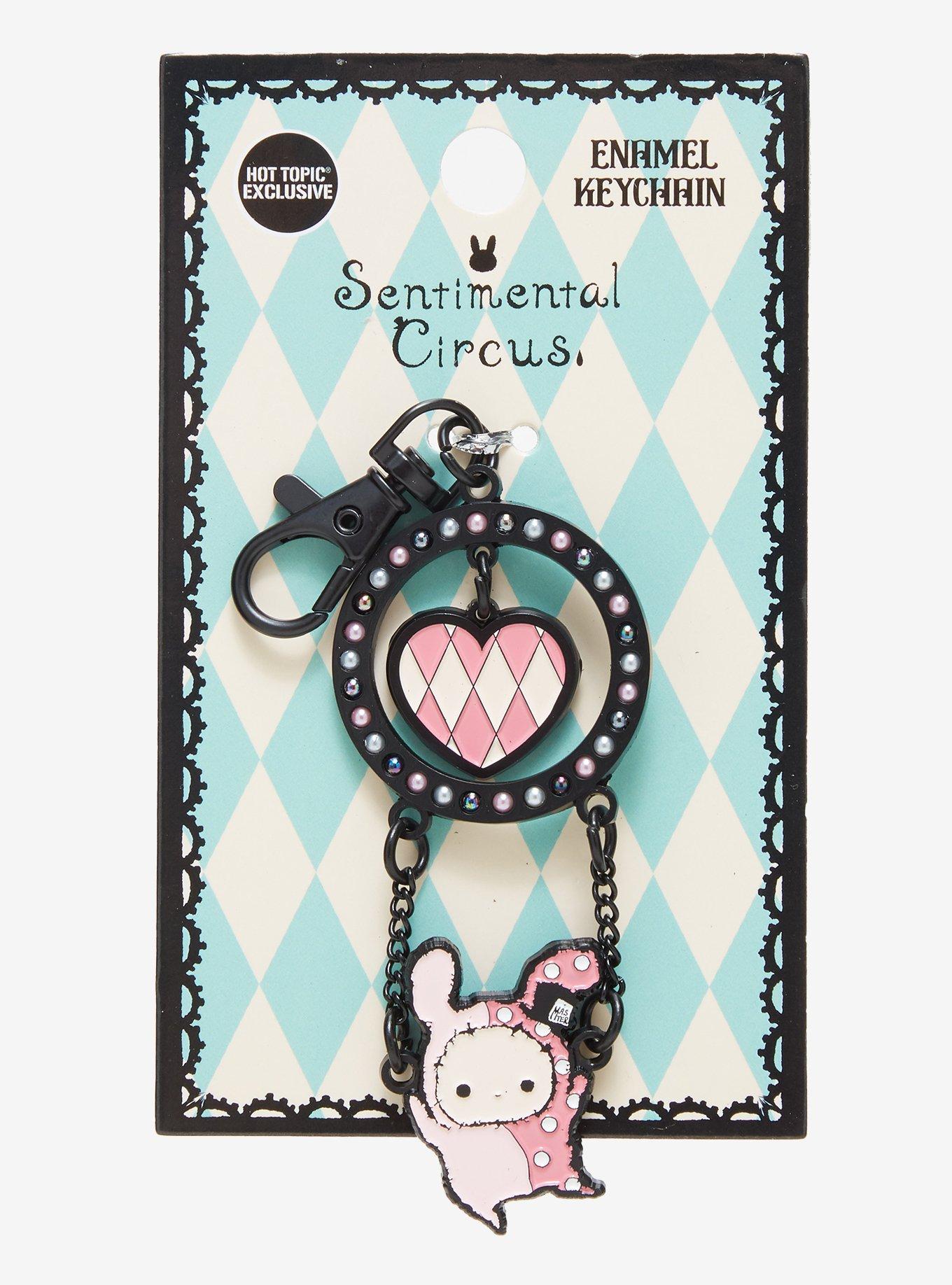 Sentimental Circus Shappo Swing Keychain Hot Topic Exclusive, , hi-res