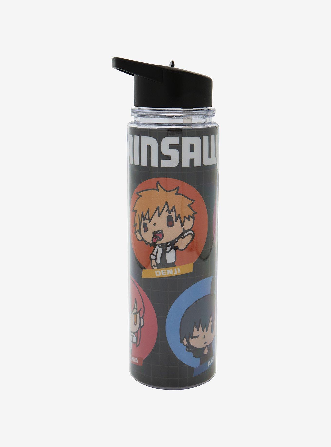 Chainsaw Man Chibi Group Water Bottle, , hi-res