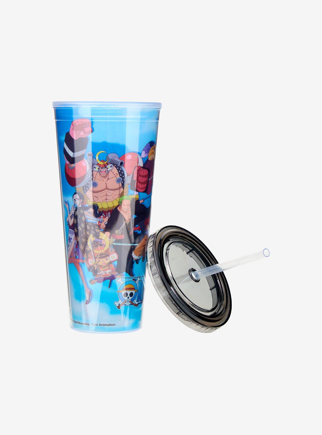 One Piece Straw Hats Acrylic Travel Cup, , alternate