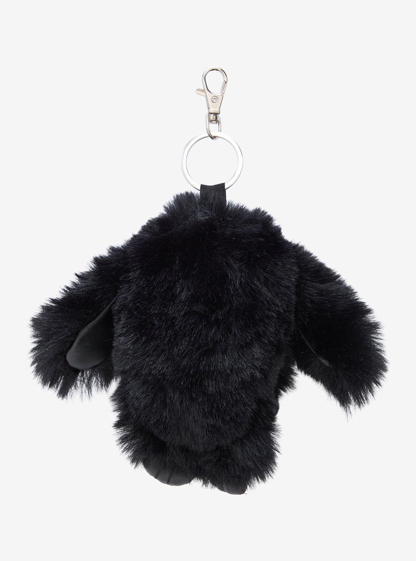 Emo Bunny Plush Bag Charm Hot Topic Exclusive, , alternate - view 3