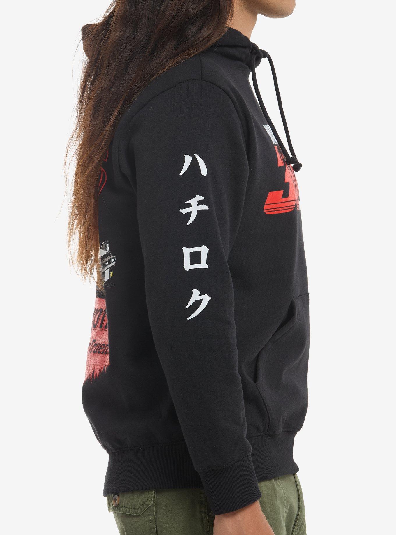 Initial D 30th Anniversary Hoodie, BLACK, alternate
