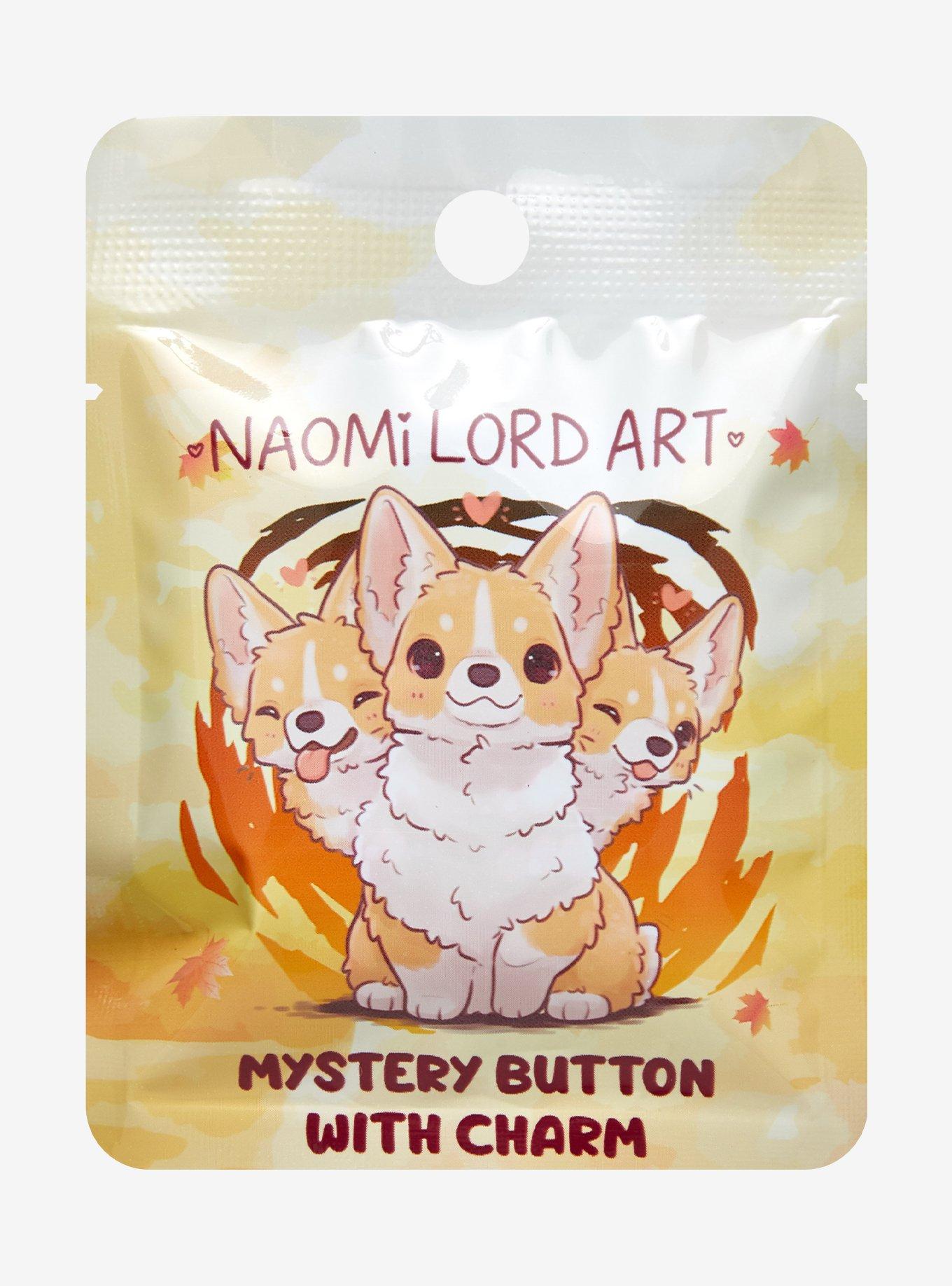 Naomi Lord Art Animal Blind Bag Button Pin, , alternate