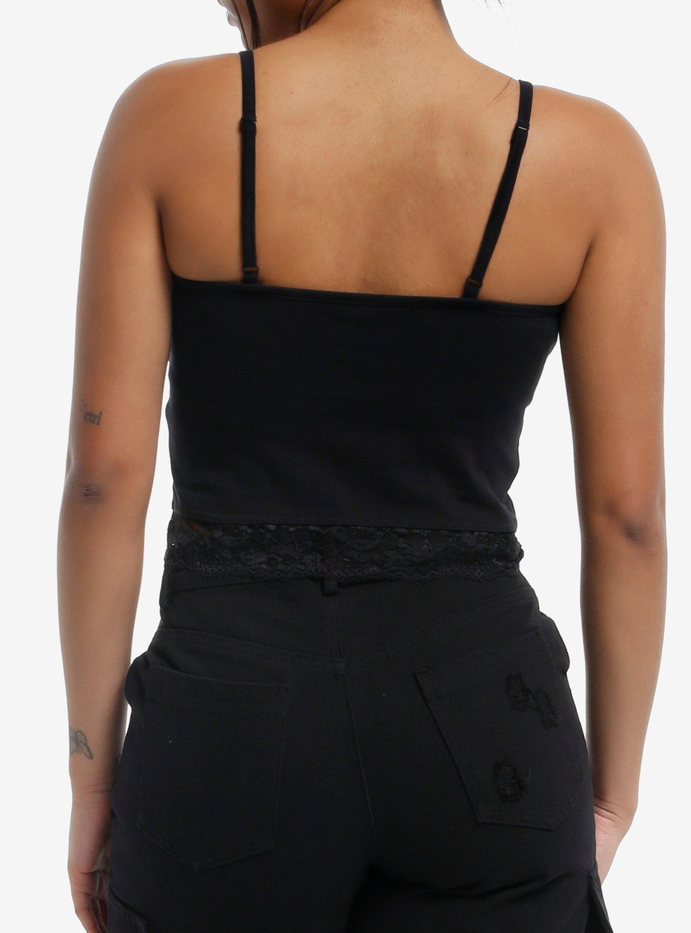 Ozzy Osbourne Skull Bat Cami, BLACK, alternate