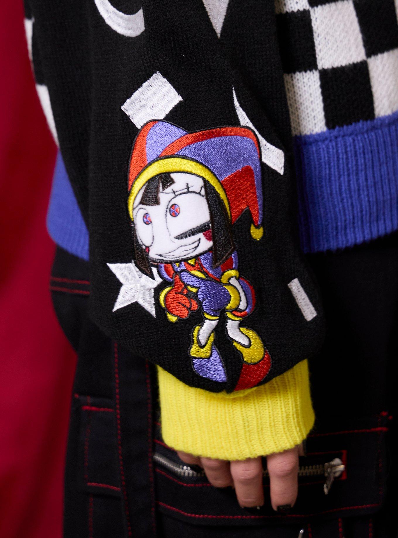 The Amazing Digital Circus Pomni Checker Girls Cardigan, MULTI, alternate