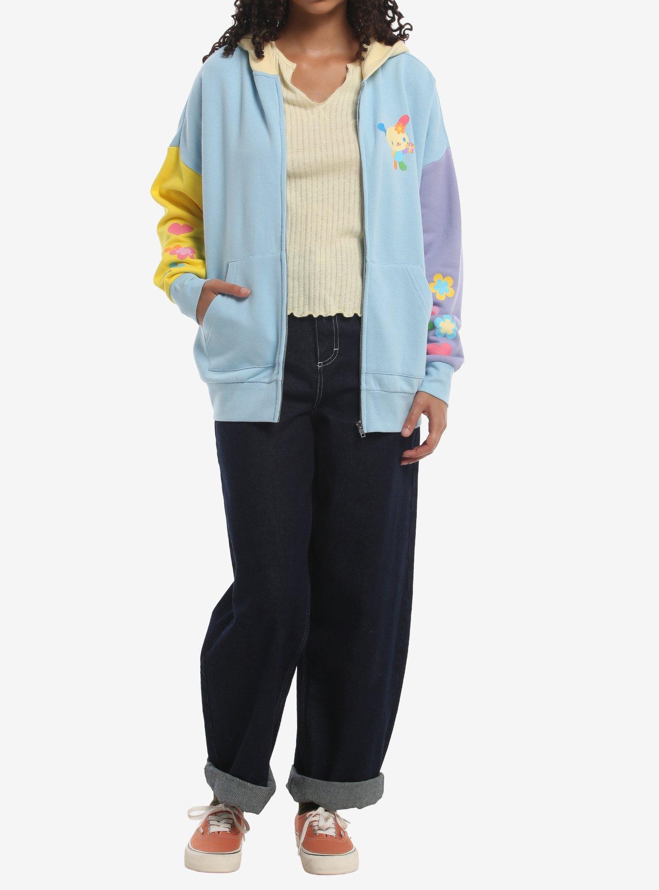U*SA*HA*NA Color-Block Girls Hoodie, MULTI, alternate - view 3