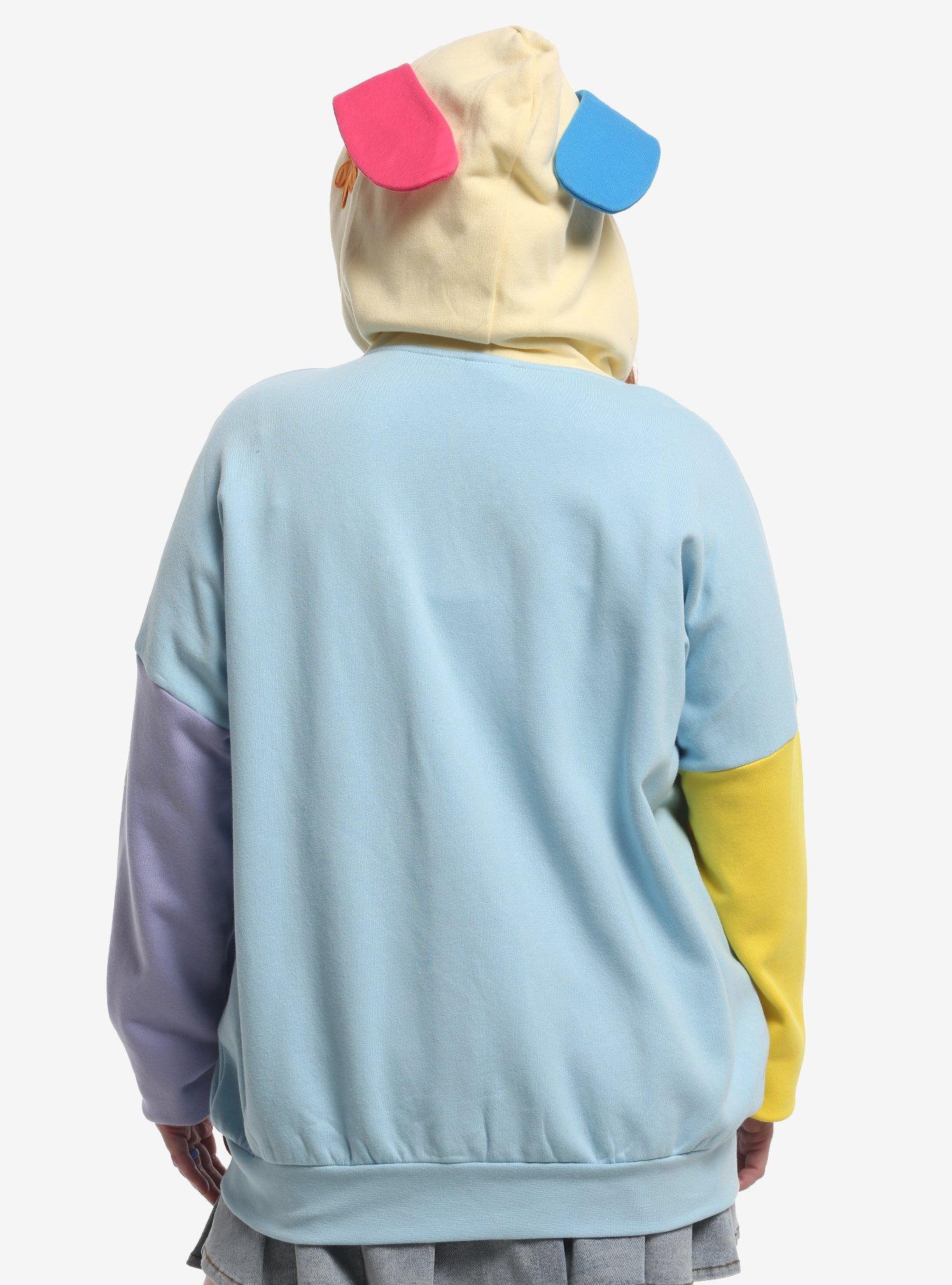 U*SA*HA*NA Color-Block Girls Hoodie Plus Size, , hi-res