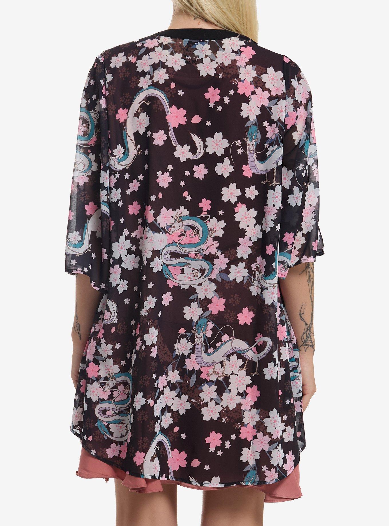 Studio Ghibli&reg; Spirited Away Haku Cherry Blossom Girls Duster, MULTI, alternate