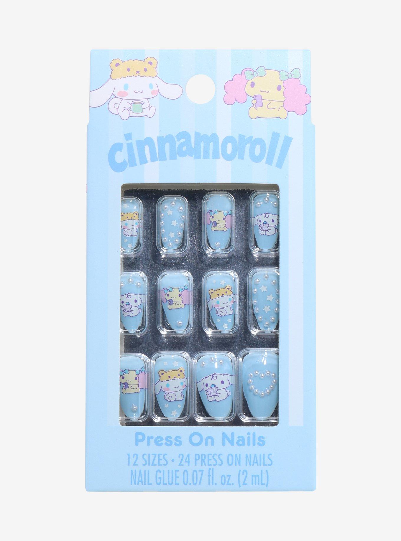 Cinnamoroll Sleepover Press-On Nail Set, , hi-res