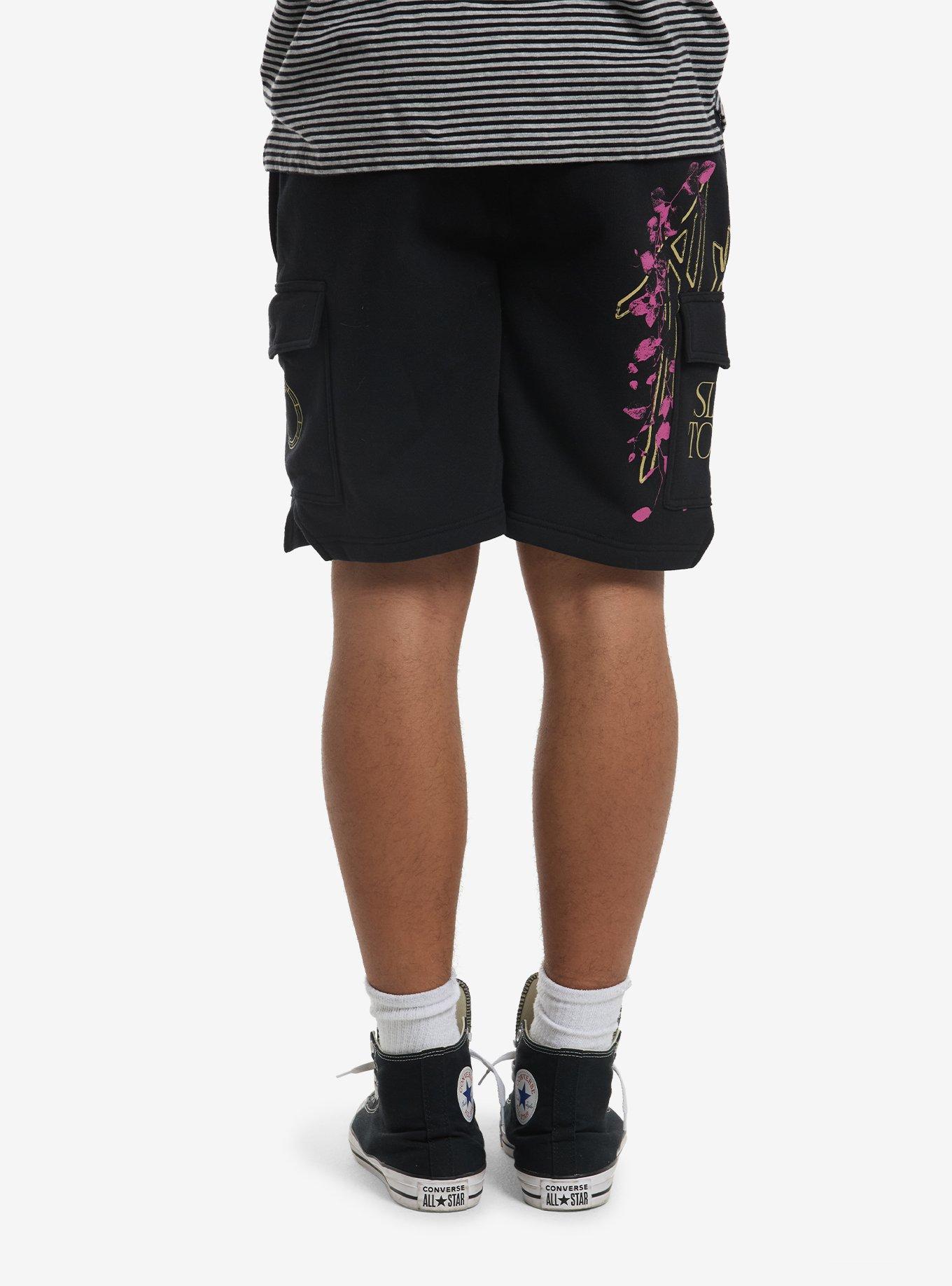 Sleep Token Even In Arcadia Cargo Lounge Shorts, , hi-res