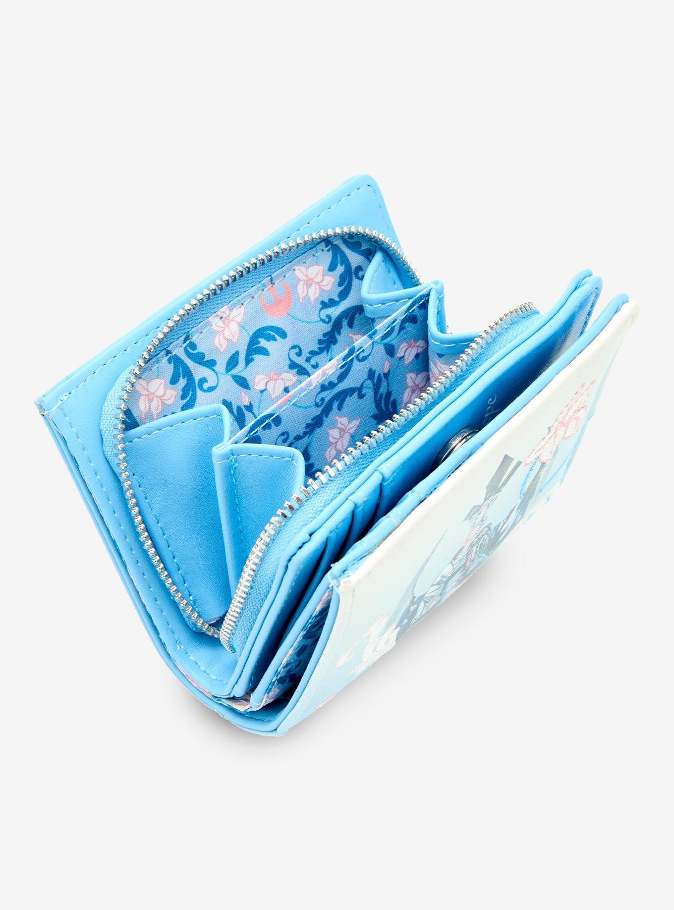 Her Universe Star Wars Leia Floral Mini Wallet Her Universe Exclusive, , alternate - view 5
