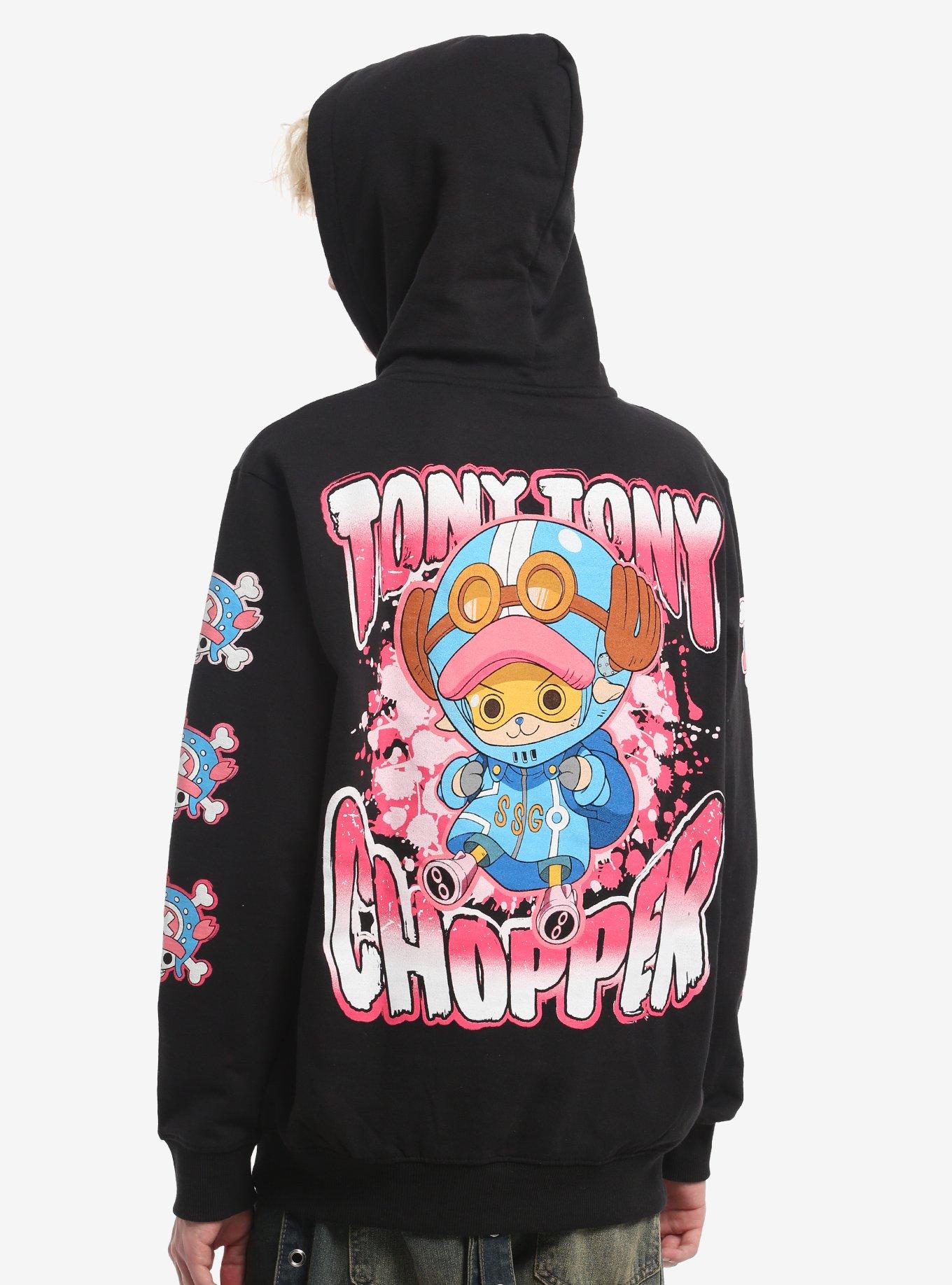One Piece Chopper Jolly Roger Hoodie, , hi-res