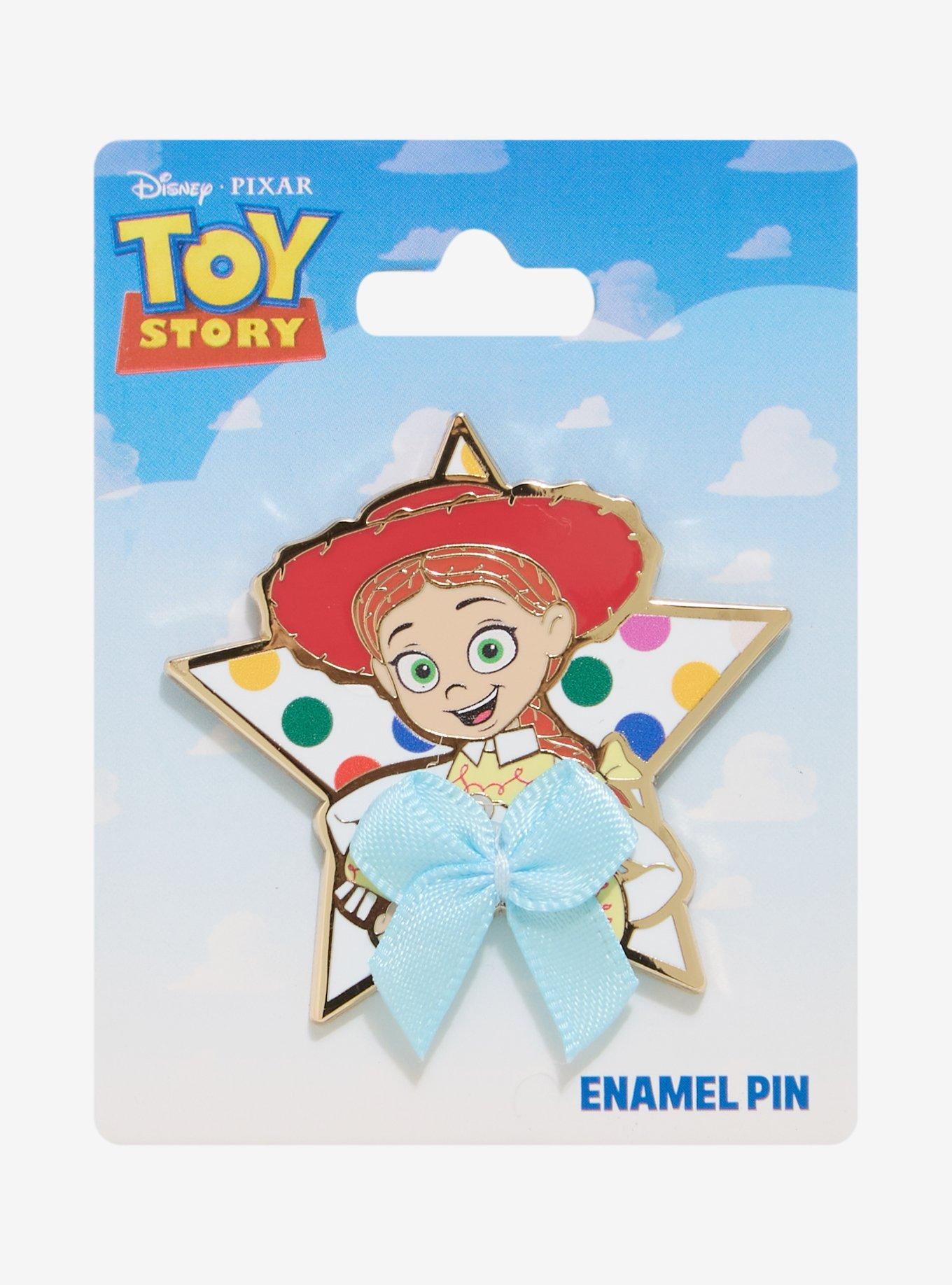 Disney Pixar Toy Story Jessie Fabric Bow Star-Shaped Enamel Pin — BoxLunch Exclusive